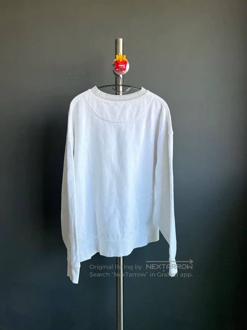 Acne Studios Acne Studios White Sweatshirt Size S / US 4 / IT 40 - 2 Thumbnail