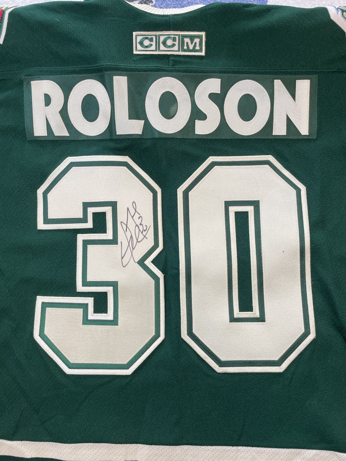 Ccm Vintage NHL all star game Dwayne Roloson signed jersey Size US XXL / EU 58 / 5 - 6 Thumbnail