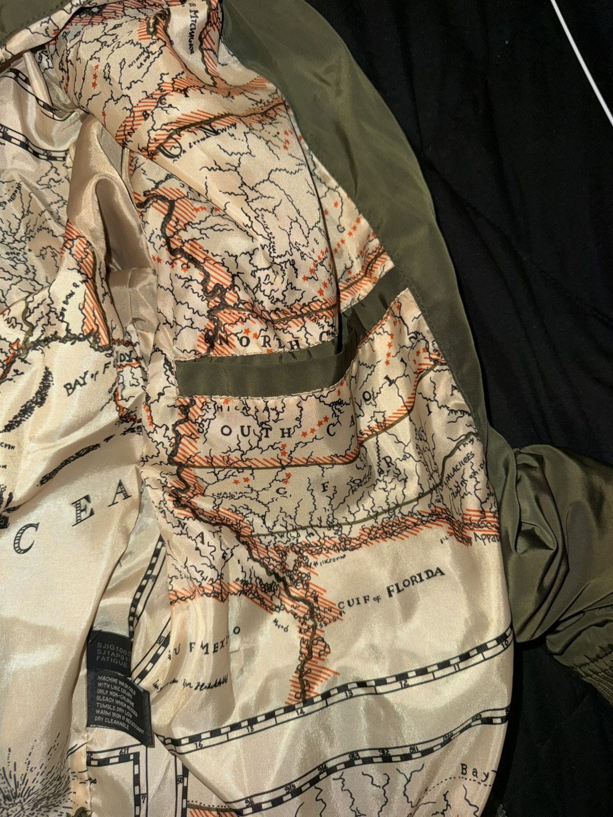 Sean John Sean John Olive Green Bomber parachute Jacket w/BlackStraps Size US XL / EU 56 / 4 - 9 Thumbnail