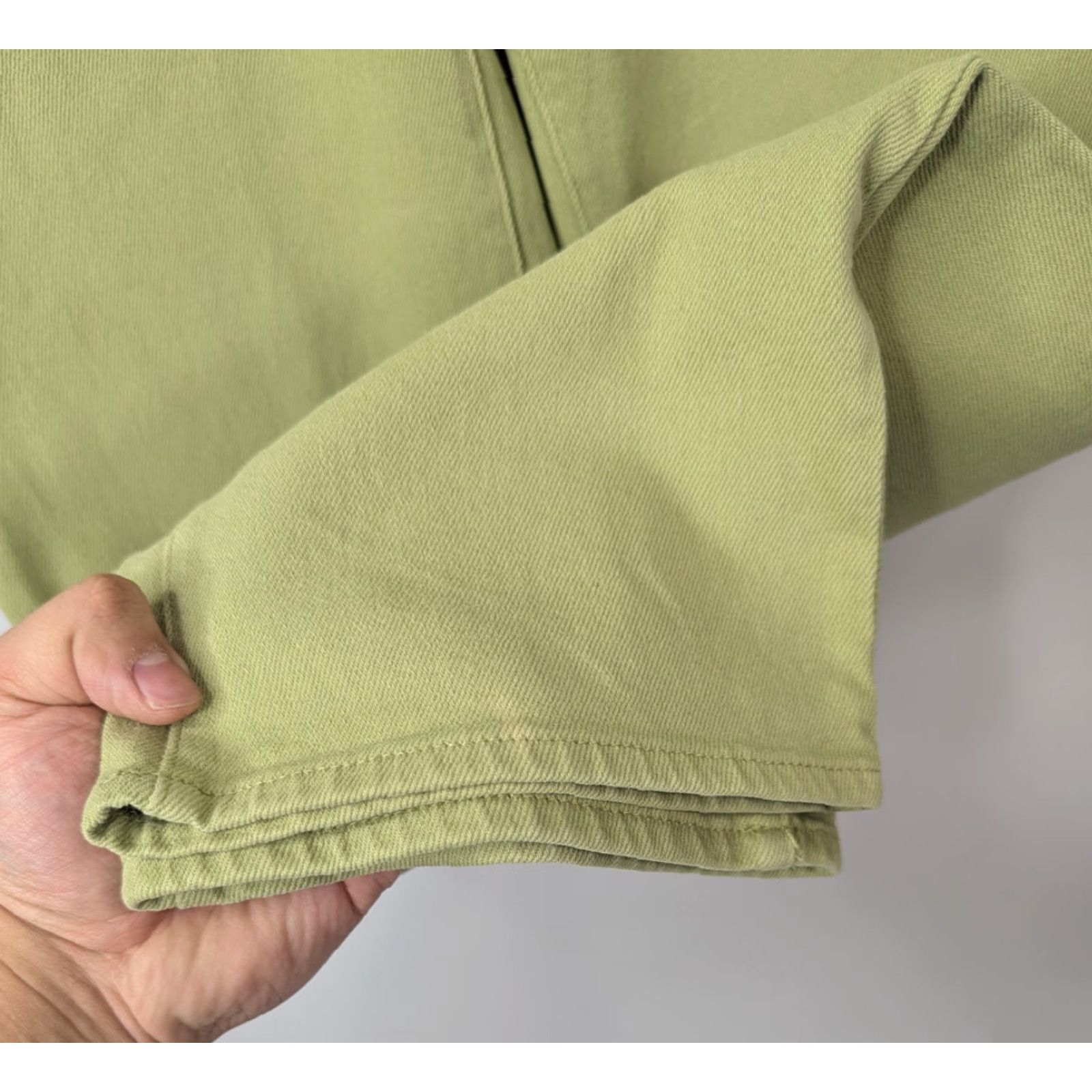 Aritzia Wilfred Free Pants Women's 2 Green Mid Rise Modern Utility Boho Twill Size 26" / US 2 / IT 38 - 3 Thumbnail