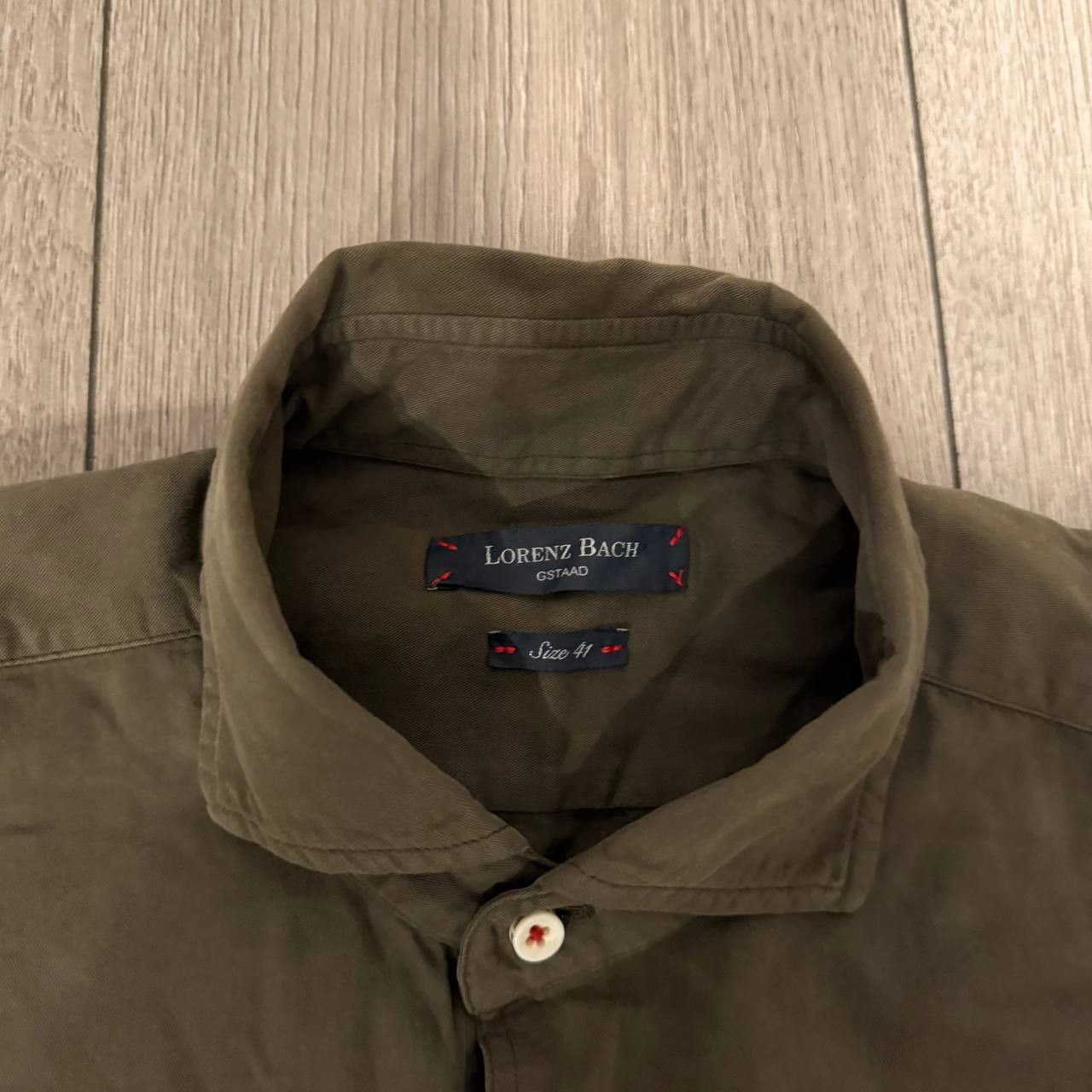 Other lorenz bach shirt long sleeve 100% Cotton Size 41 Size US L / EU 52-54 / 3 - 3 Thumbnail