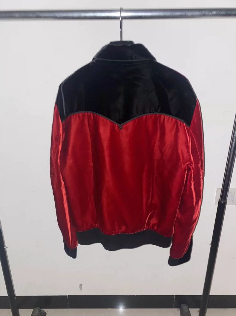 Saint Laurent Paris Saint Laurent Paris 16 FW Red Velvet Court Jacket 2505-Next Size US M / EU 48-50 / 2 - 2 Thumbnail
