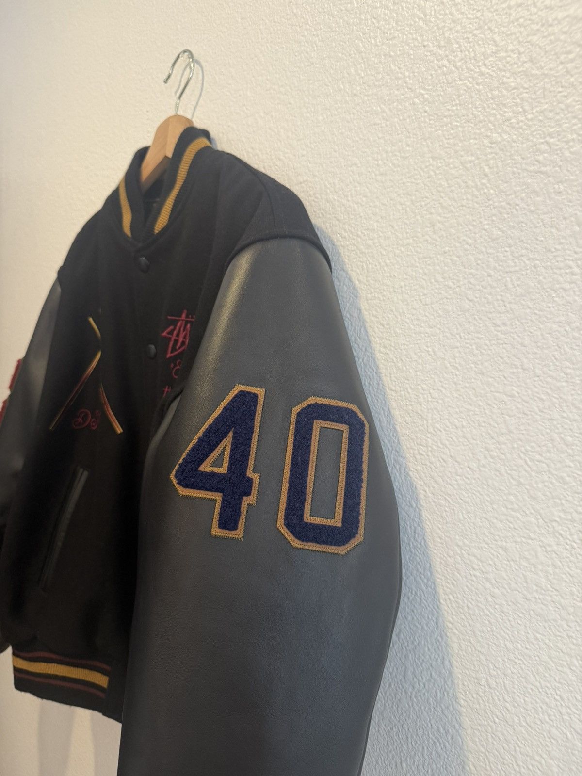 Dover Street Market × Stussy Limited-edition Stussy 40th Anniversary Varsity Jacket Size US S / EU 44-46 / 1 - 7 Thumbnail