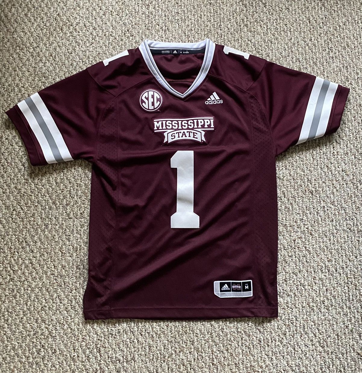 Adidas Adidas Premier NCAA Jersey Mississippi State Bulldogs M Size US M / EU 48-50 / 2 - 1 Thumbnail