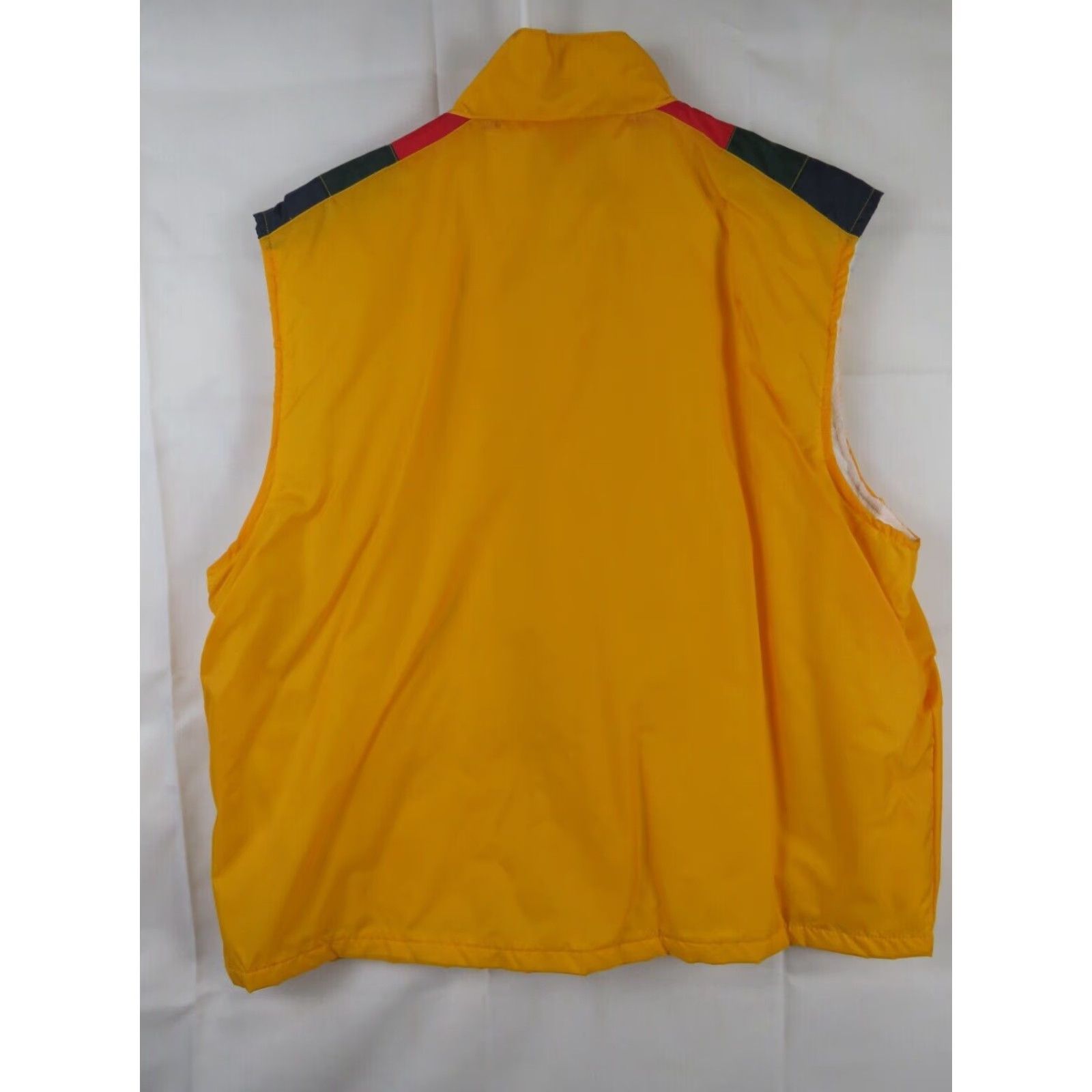 Vintage Campus Vest NWT 1970's Outdoor Nylon Puffer Full Zip L Yellow Mens Spring/Fall Hiking Camping Size US L / EU 52-54 / 3 - 7 Thumbnail