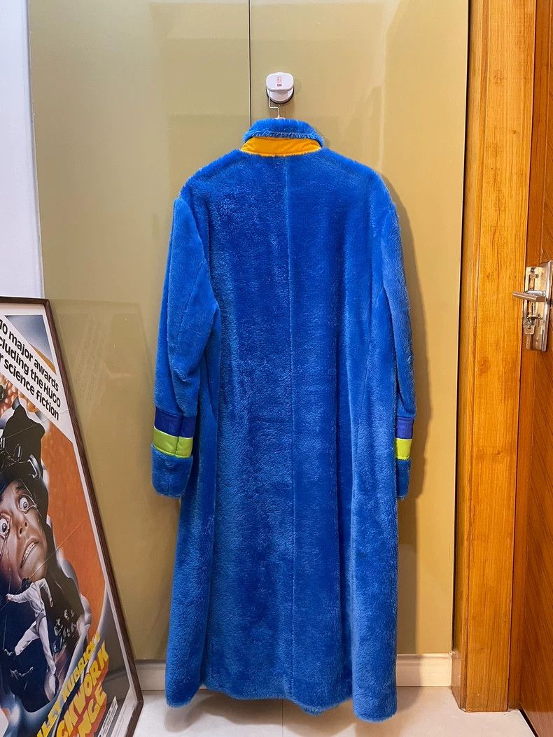 Yohji Yamamoto Yohji Yamamoto 96AW Blue Coral Fleece Coat Size US M / EU 48-50 / 2 - 2 Thumbnail