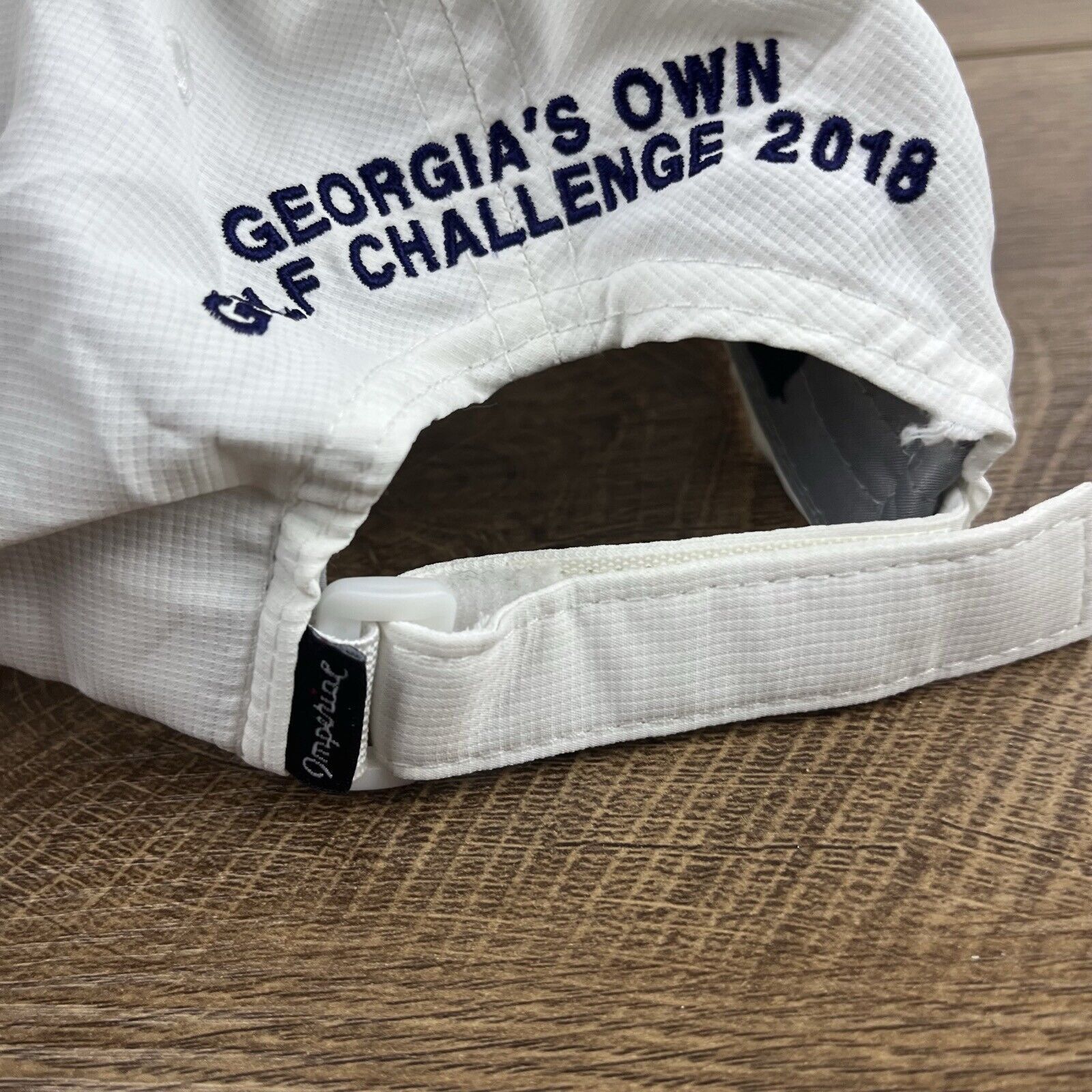 Other Georgia's Golf Channel Hat Carpediegup CCC White Hat Adjusta Size ONE SIZE - 12 Thumbnail