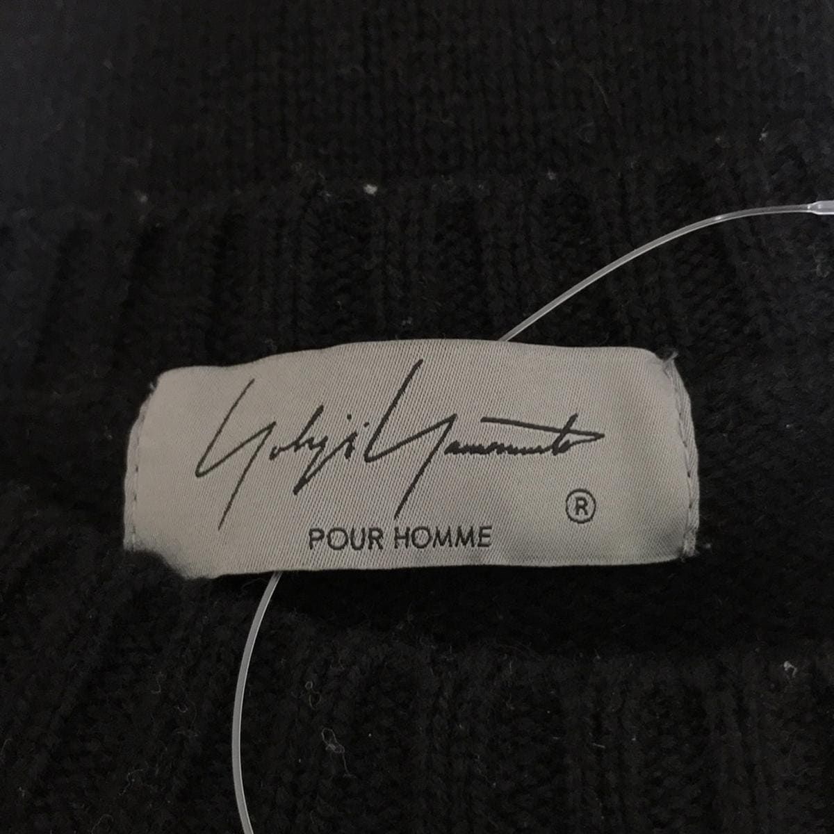 Yohji Yamamoto yohji yamamoto pourhomme long sleeve sweater Size US L / EU 52-54 / 3 - 3 Thumbnail