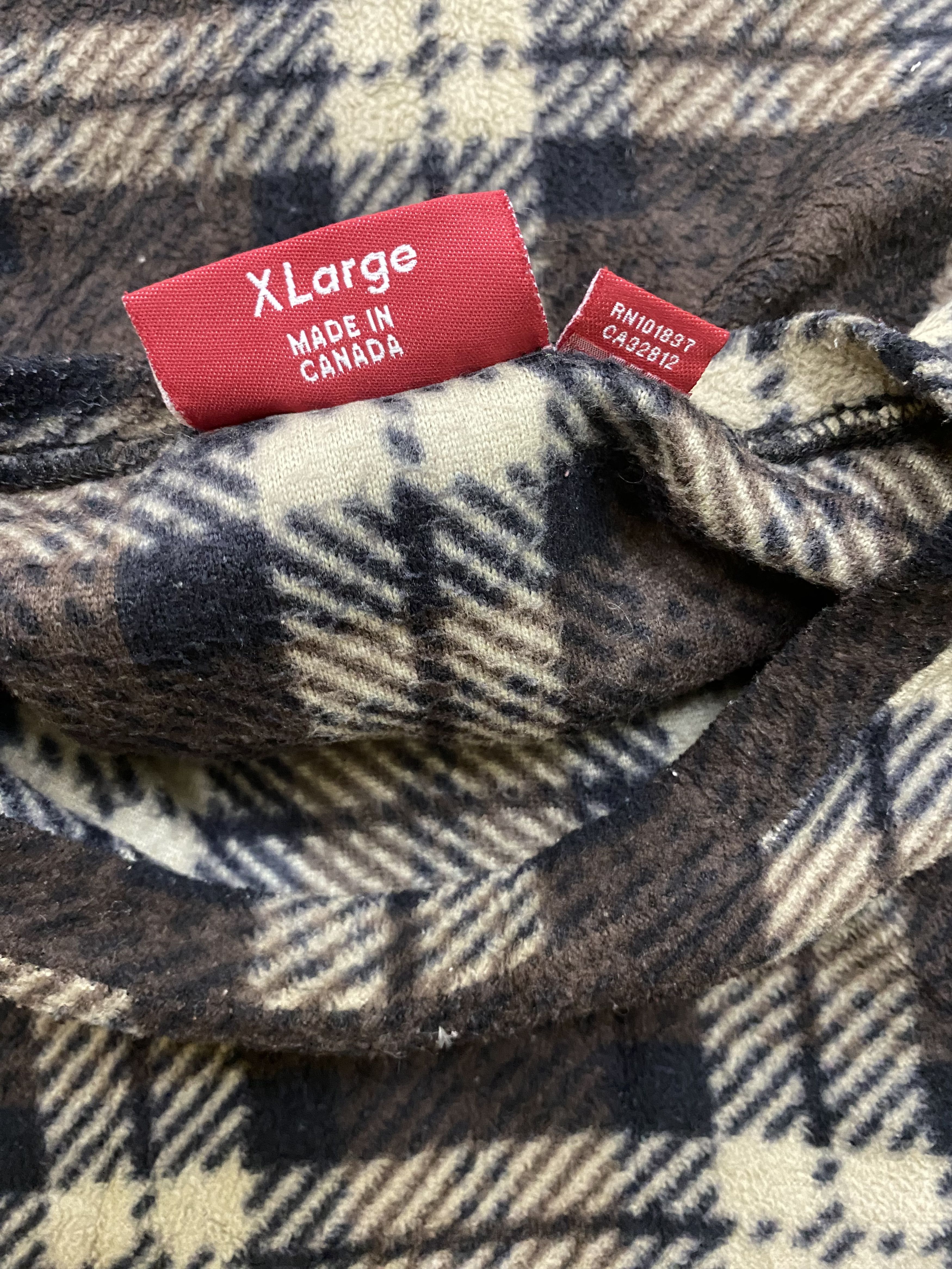 Supreme Fleece Plaid Checker