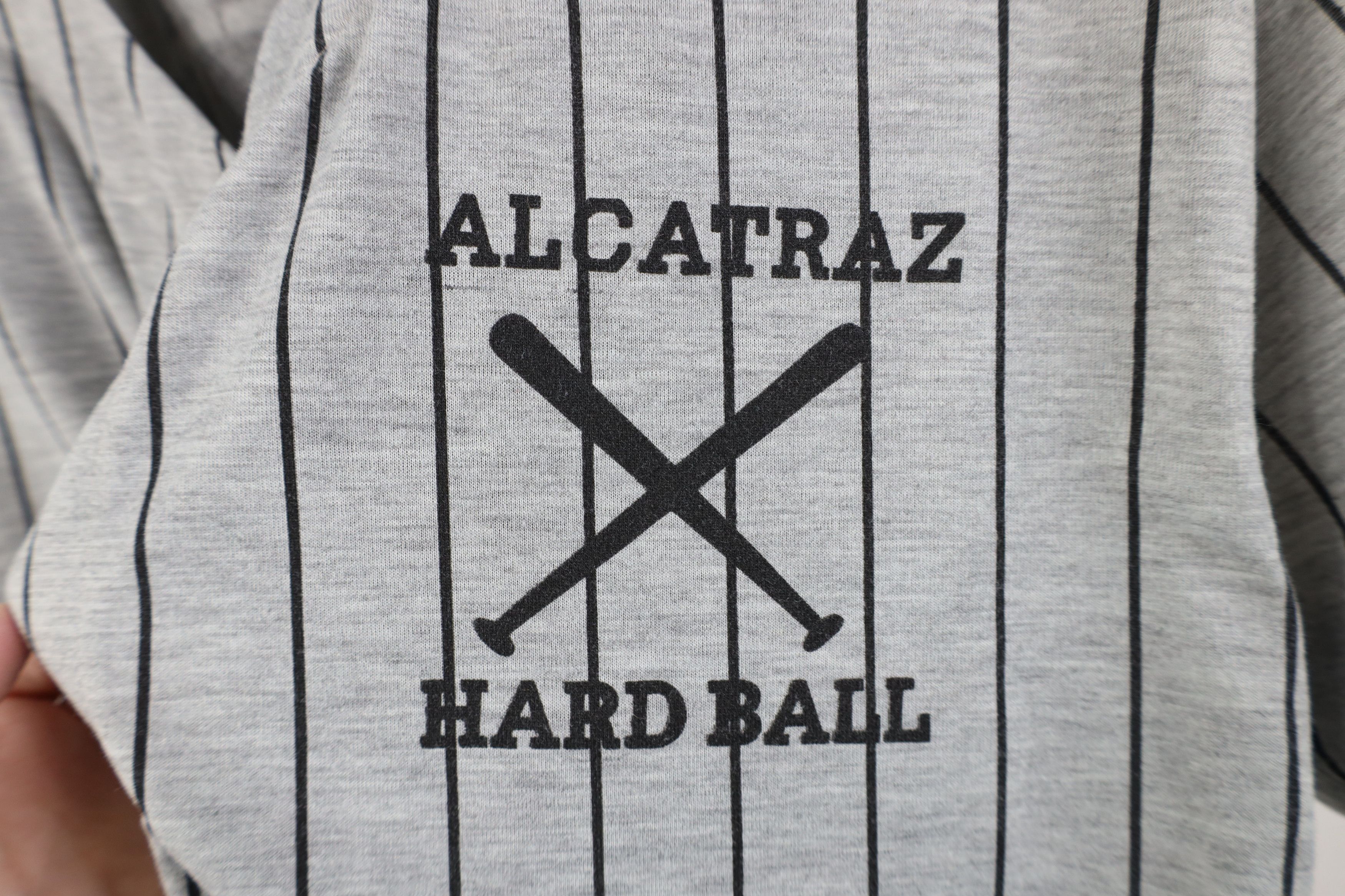 Vintage Vintage 90s Streetwear Prison Hard Ball Baseball Jersey Size US XL / EU 56 / 4 - 4 Thumbnail