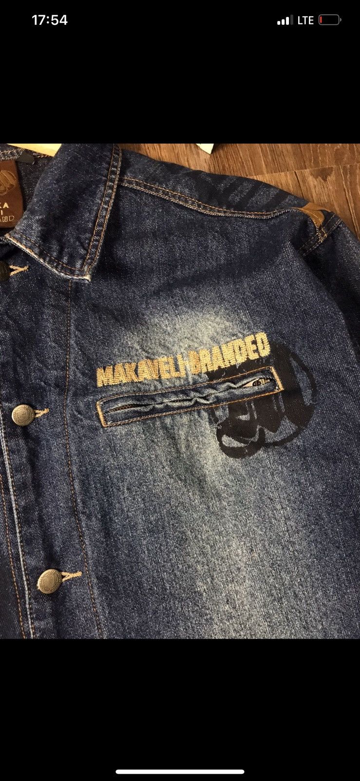 ICON Motorsports × Makaveli × Vintage Makaveli 2Pac Rare Denim Jacket 90s vintage Size US XL / EU 56 / 4 - 6 Thumbnail