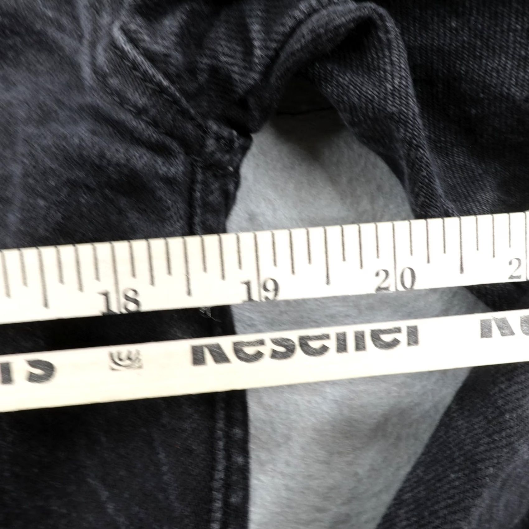 Levi's Levis Jacket Womens Small Black Denim Jean Hooded Cropped Trucker Coat Snap Up Size 28" / US 6 / IT 42 - 6 Thumbnail