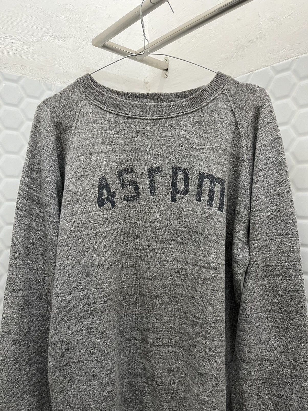45rpm × Kapital Vintage 45RPM Spell Out Sweatshirt Size US M / EU 48-50 / 2 - 4 Thumbnail