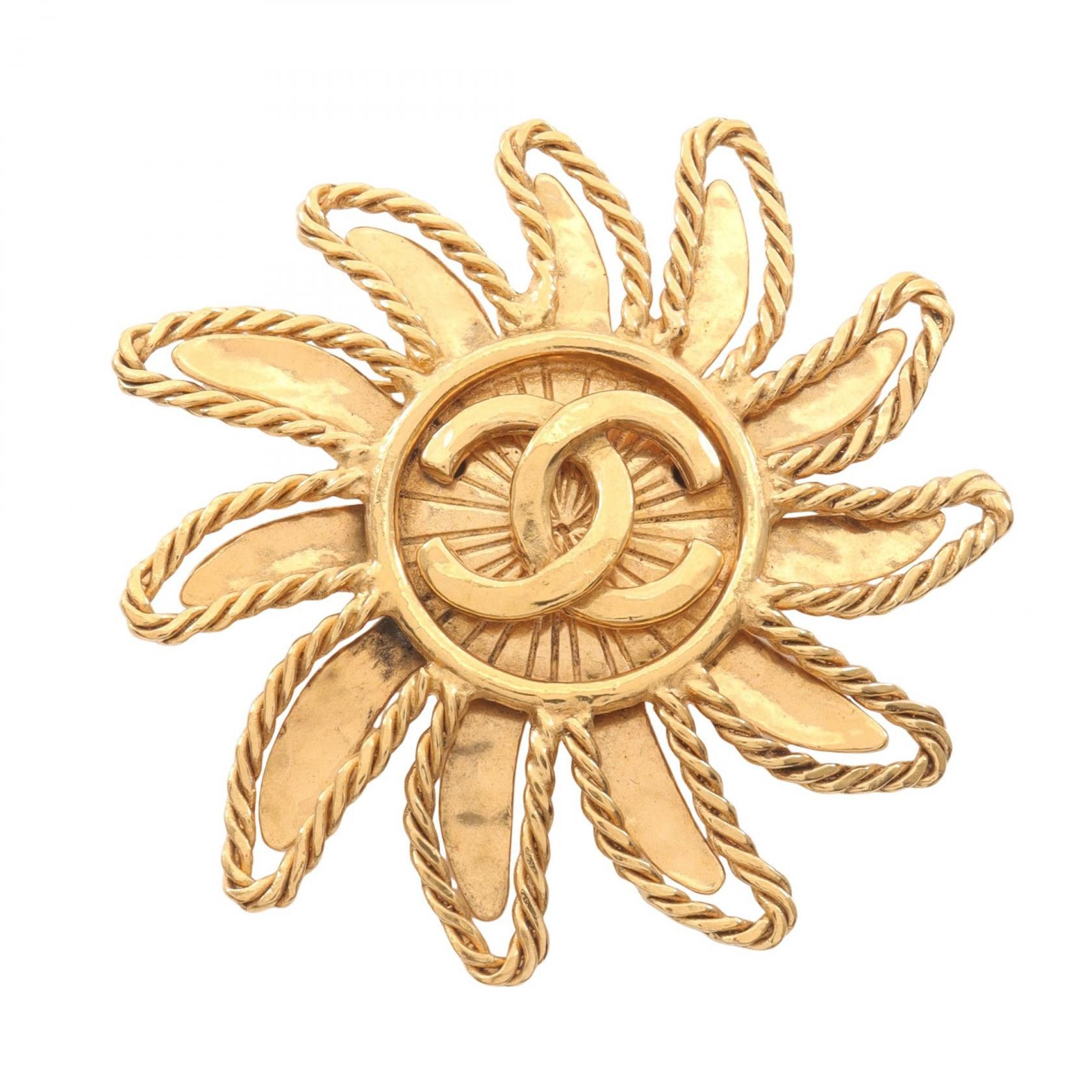 Chanel Chanel Chanel Coco Mark Brooch Metal Brooch DUTY FREE for USA Size ONE SIZE - 1 Thumbnail