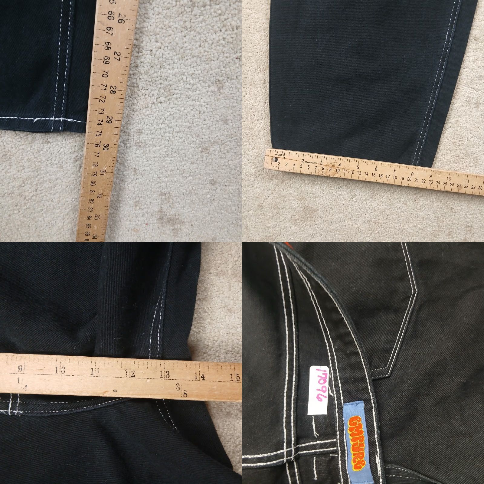 Empyre VINTAGE Empyre Jeans Mens 36x30 Black Baggy JNCO Y2K Shirt? Size US 36 / EU 52 - 8 Thumbnail