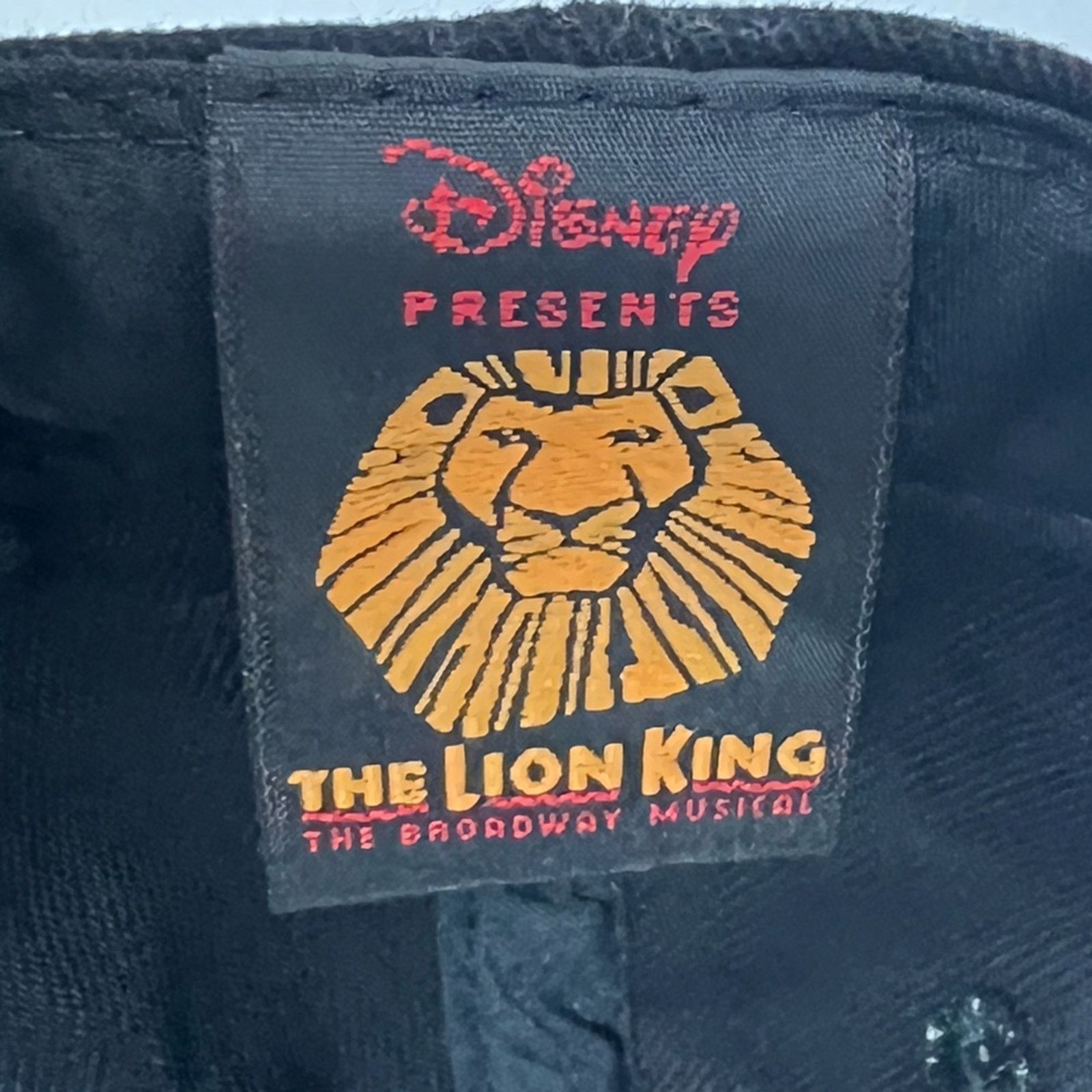 Disney The Lion King Broadway Musical VIP Black Adult Hat Size ONE SIZE - 5 Thumbnail