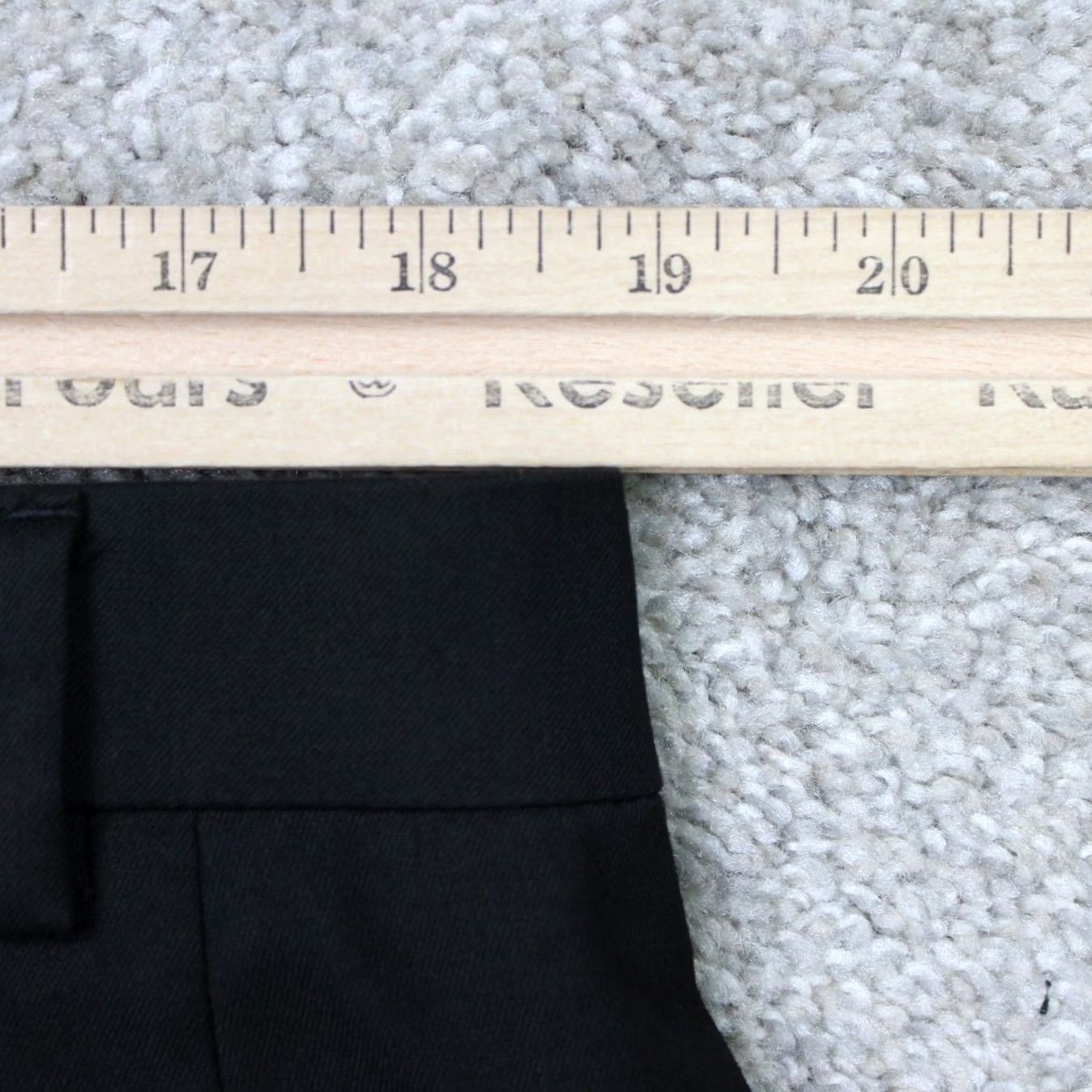 Ralph Lauren LAUREN Ralph Lauren Pants Mens 38x30 Black Flat Front Polyester/Rayon Stretch Dress Pants Regular Men Side Pocket Zipper Button CKV Size US 38 / EU 54 - 7 Thumbnail