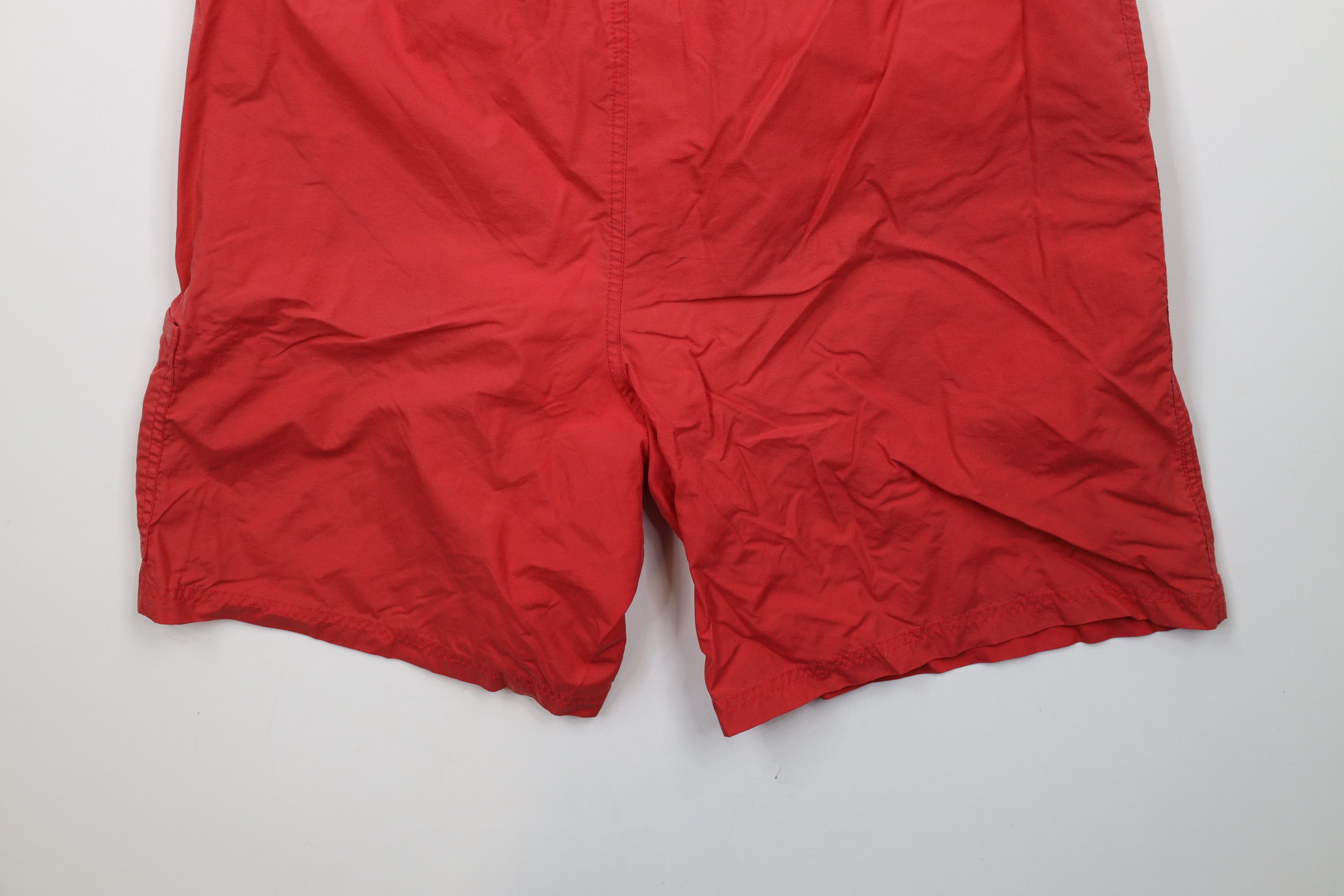 Ralph Lauren × Vintage Vintage 90s Polo Sport Ralph Lauren Flag Lined Shorts Red Size US 34 / EU 50 - 13 Thumbnail