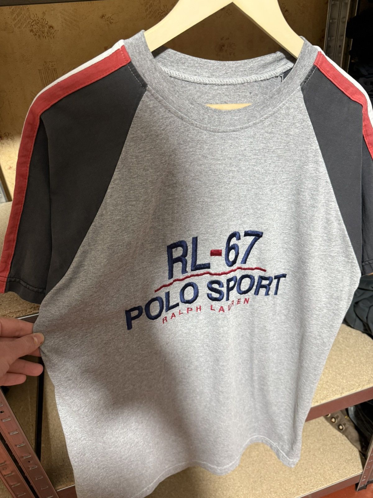 Polo Ralph Lauren × RRL Ralph Lauren × Rugby Ralph Lauren Vintage RL-67 Polo Sport Ralph Lauren PRL T-Shirt Y2K Size US XL / EU 56 / 4 - 5 Thumbnail