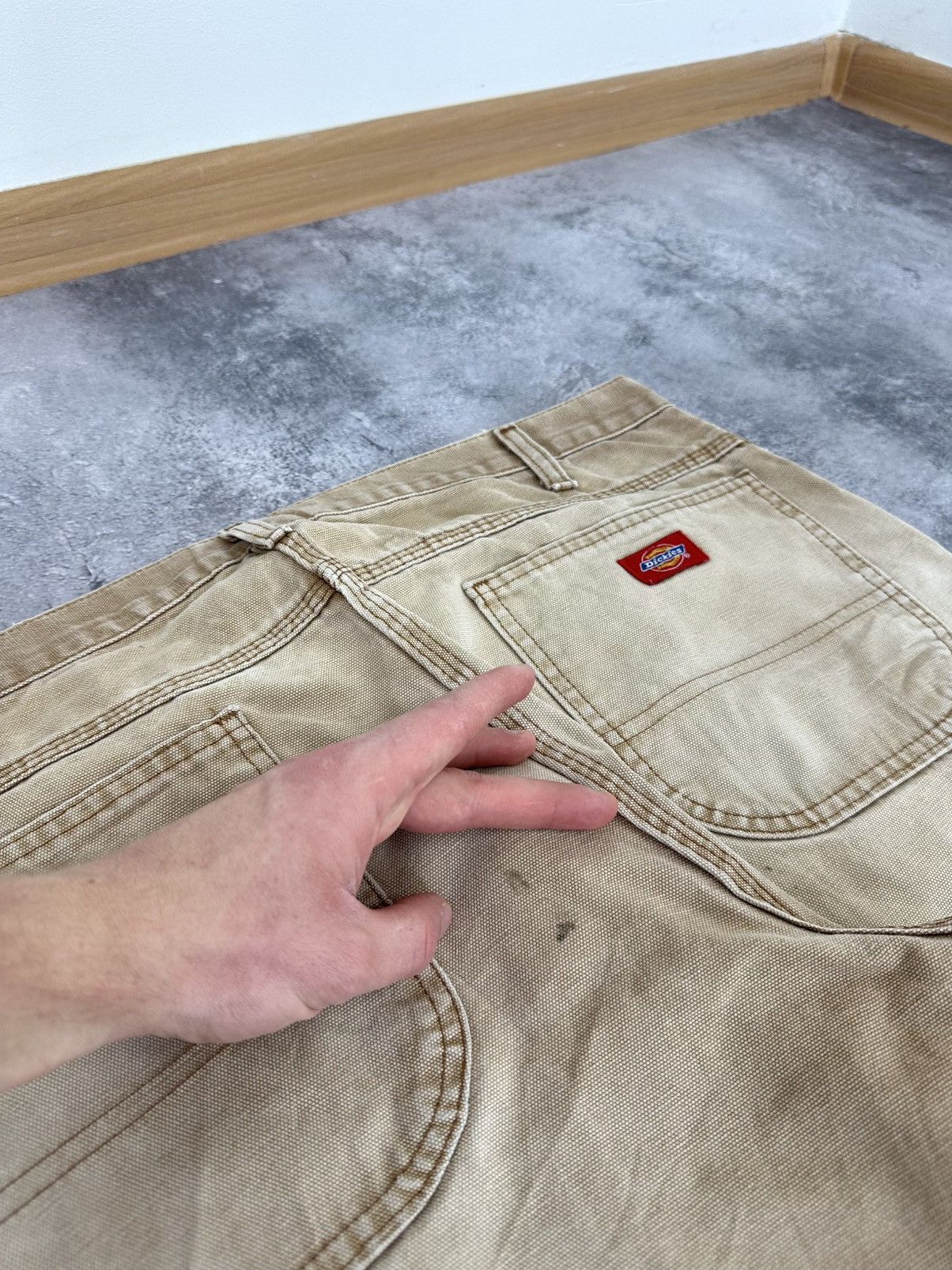 Dickies Vintage 90s Dickies USA Carpenter Utility Baggy Work Pants Size US 38 / EU 54 - 7 Thumbnail