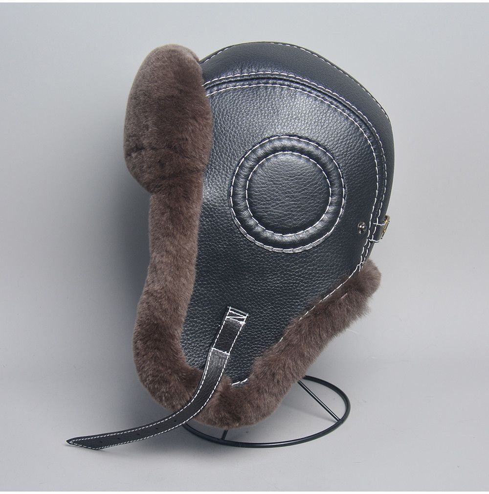 Other Nature Rex Rabbit Fur Bomber Hat Size ONE SIZE - 2 Thumbnail