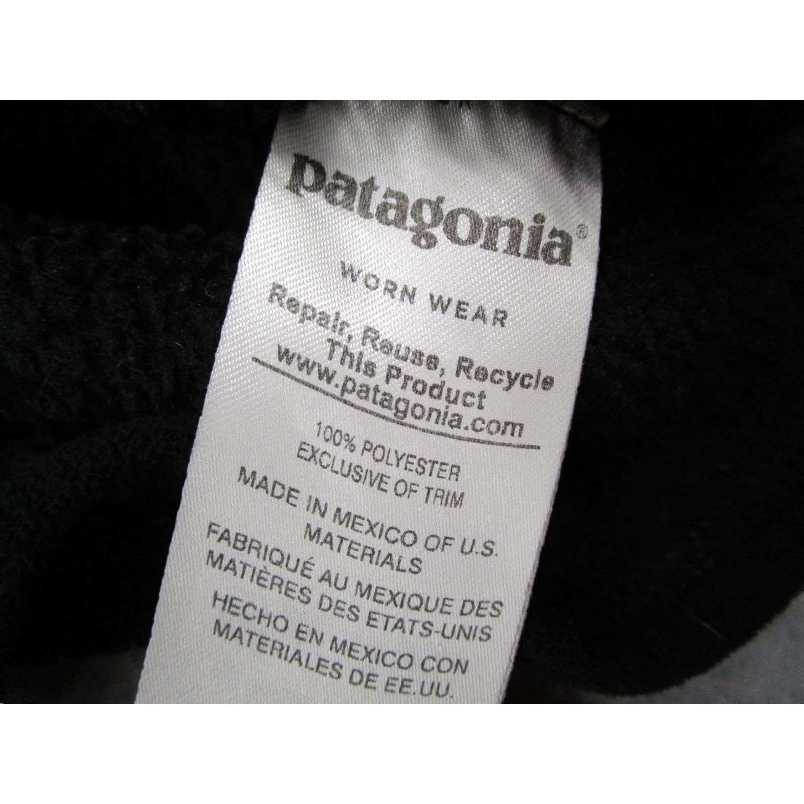 Patagonia Patagonia Jacket Womens Medium Black Re-Tool Snap T Fleece Pullover Outdoor Hike Size M / US 6-8 / IT 42-44 - 4 Thumbnail