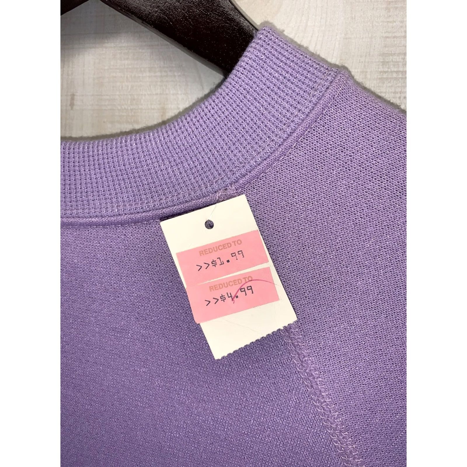Vintage VINTAGE Track & Court Purple Sweatshirt Womens Size S NWT 1990s ج Size S / US 4 / IT 40 - 5 Thumbnail