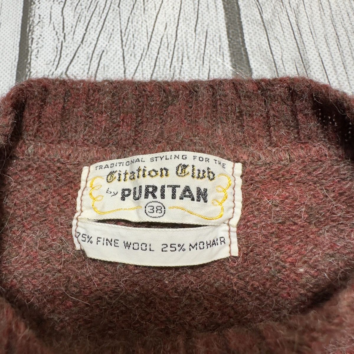 Puritan × Vintage Vintage Puritan Citation Club mohair sweater Size US M / EU 48-50 / 2 - 4 Thumbnail