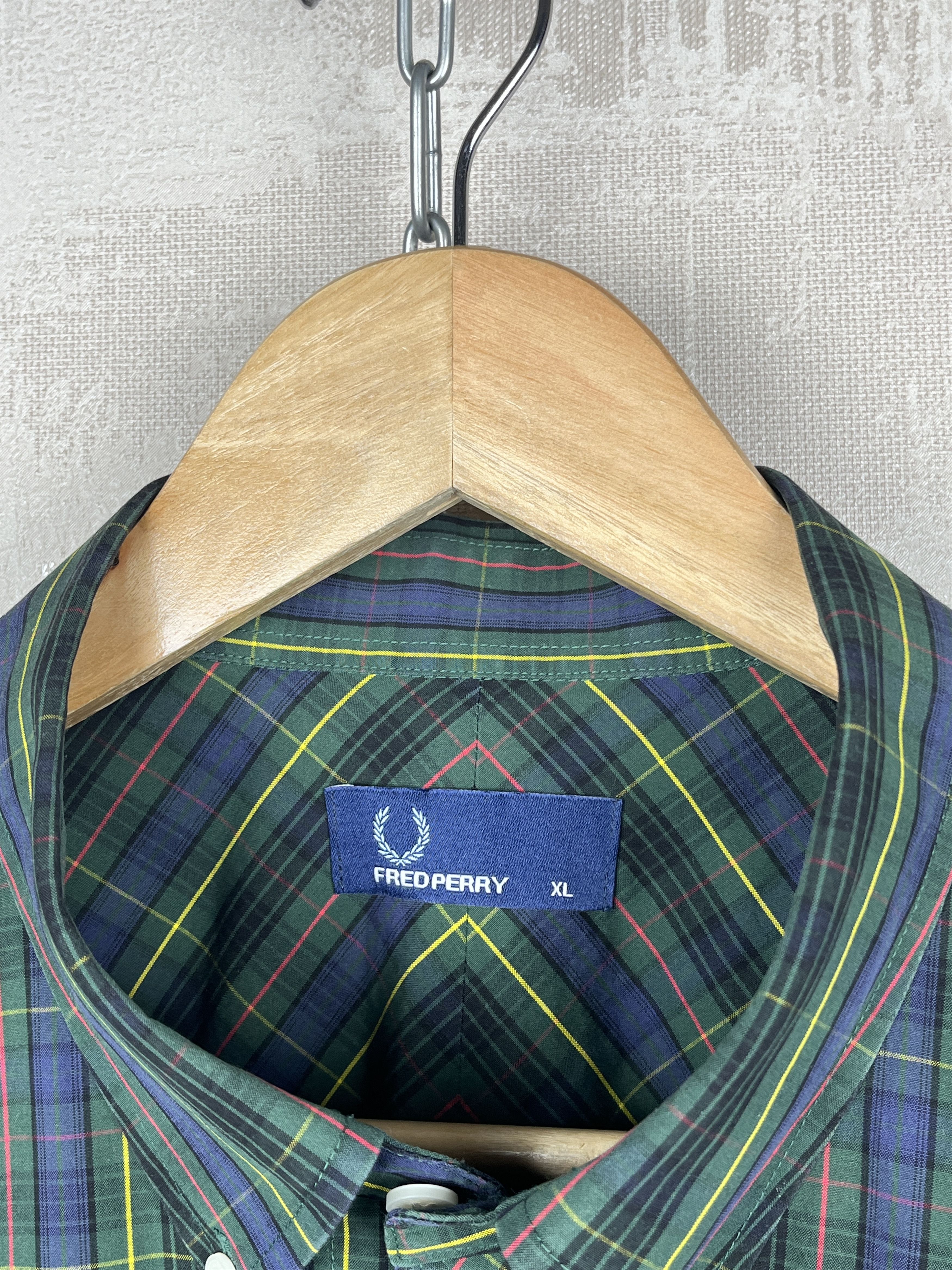 Fred Perry Fred Perry Check Pocket Shirt Long Sleeve Button Down Size US XL / EU 56 / 4 - 6 Thumbnail