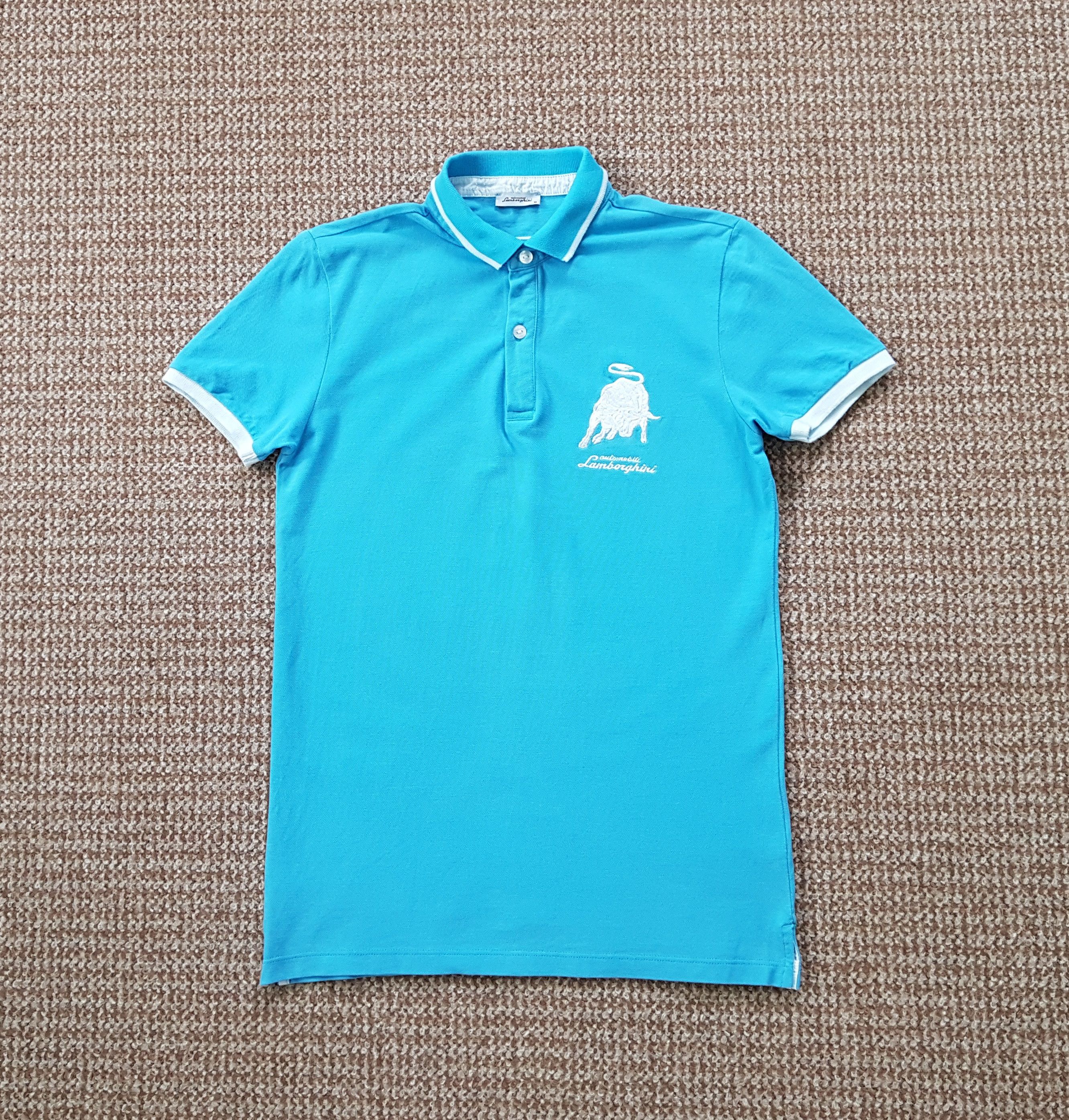 Lamborghini Lamborghini Men's Boys Polo Big Logo Shirt sz 14y Size US S / EU 44-46 / 1 - 1 Thumbnail