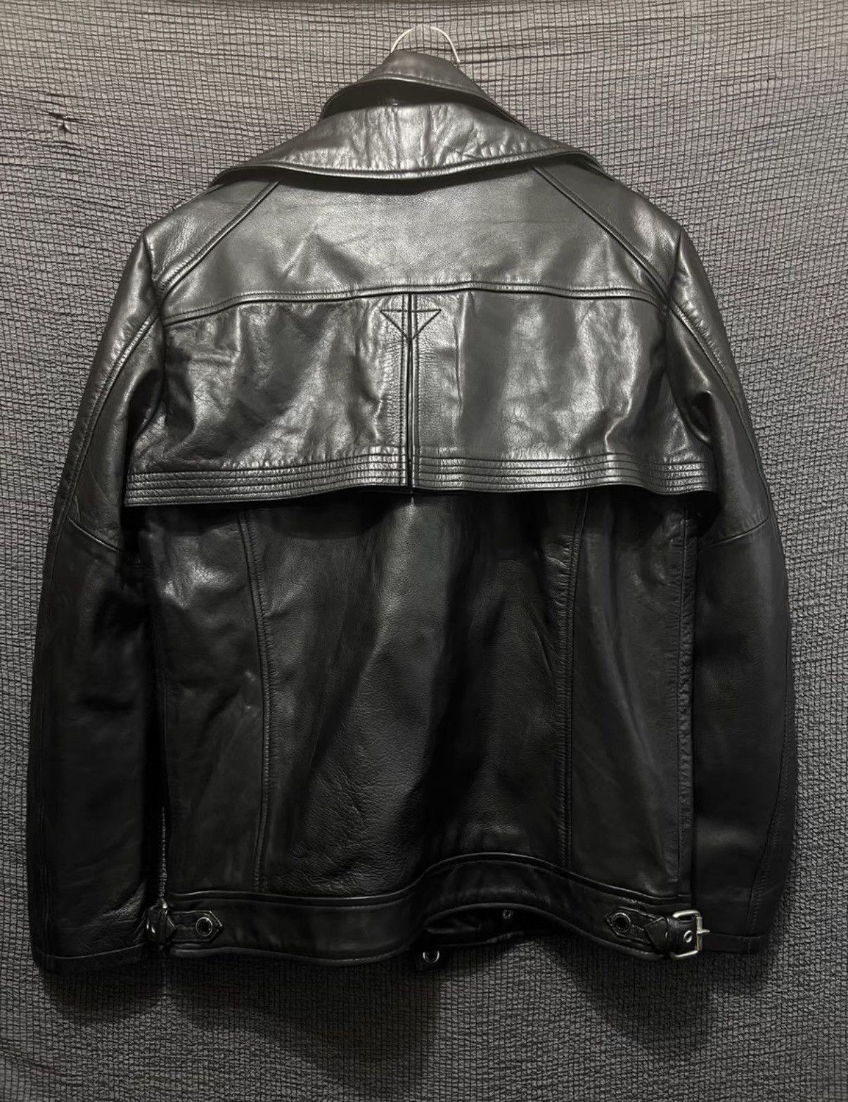 Karl Lagerfeld Karl Lagerfeld Detachable Asymmetrical Zip Leather Jacket Size US M / EU 48-50 / 2 - 3 Thumbnail