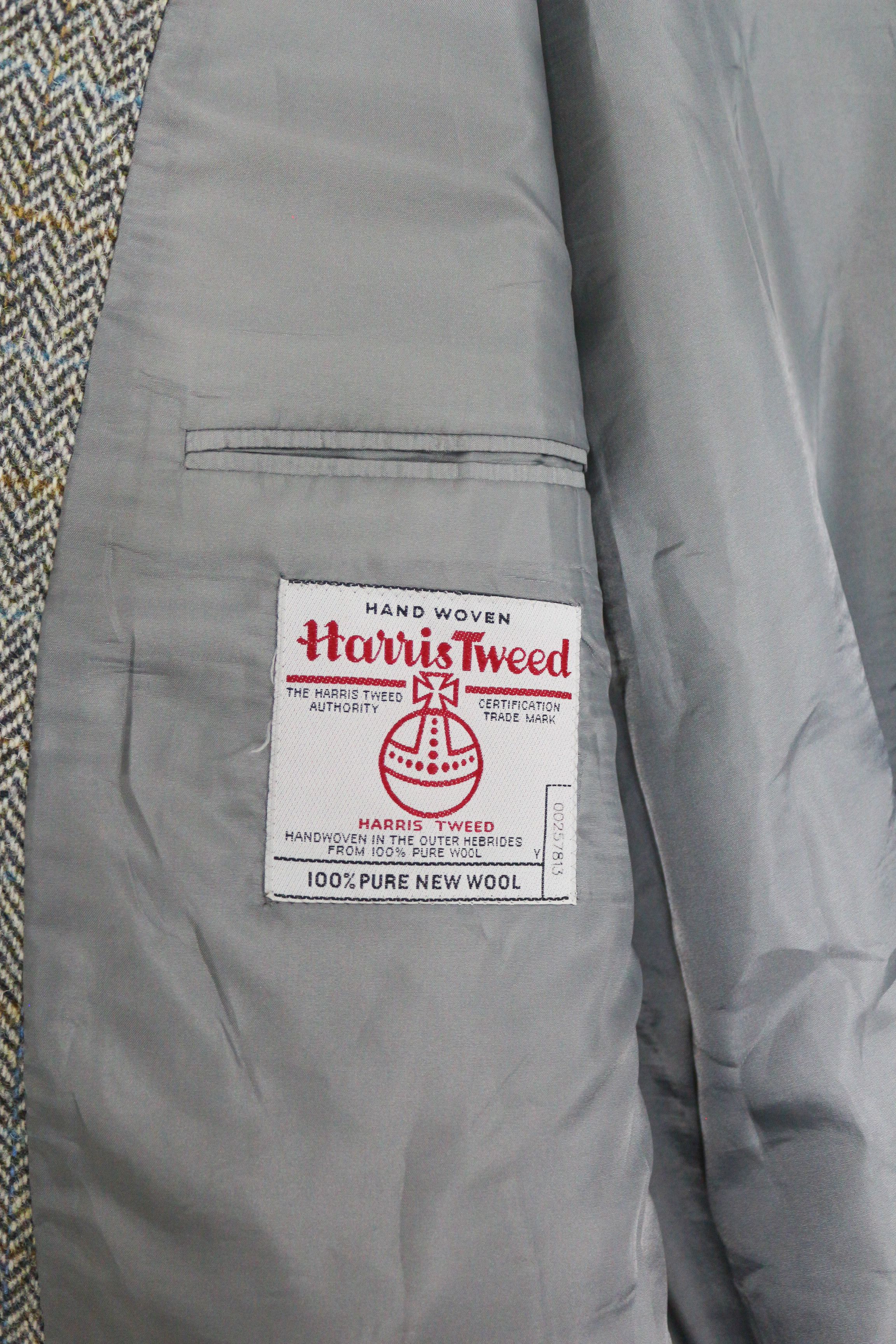 Harris Tweed Vintage Harris Tweed Wool Blazer Jacket 90s Size US XXL / EU 58 / 5 - 5 Thumbnail