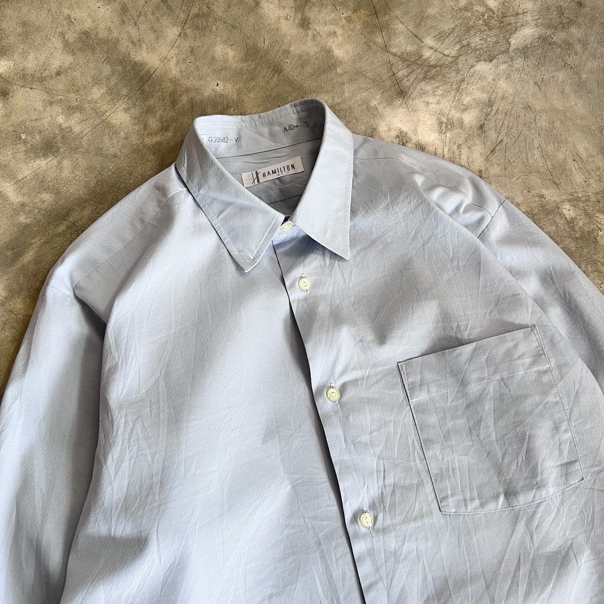 Hamilton Vintage Hamilton Button up Shirt Size US L / EU 52-54 / 3 - 2 Thumbnail