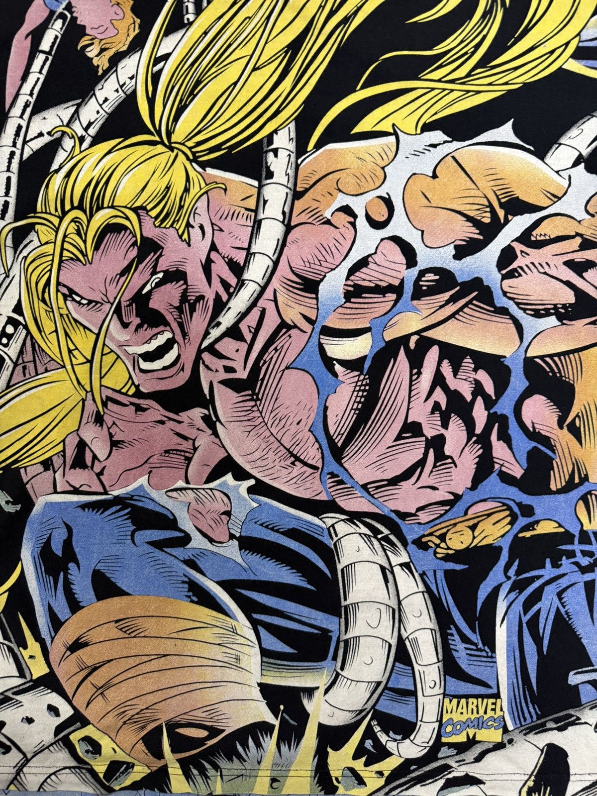 Cartoon Network × Marvel Comics × Vintage Marvell Fullprint Thor the end. FULLPRINT !! Size US XL / EU 56 / 4 - 2 Thumbnail