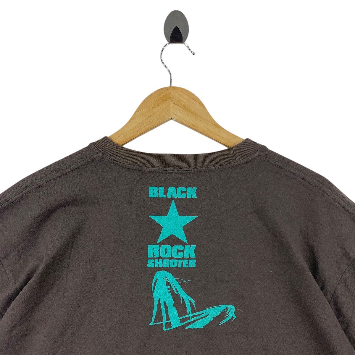 Anime × Japanese Brand Vintage cospa BLACK ROCK SHOOTER tee logo spellout tshirt Size US L / EU 52-54 / 3 - 9 Thumbnail