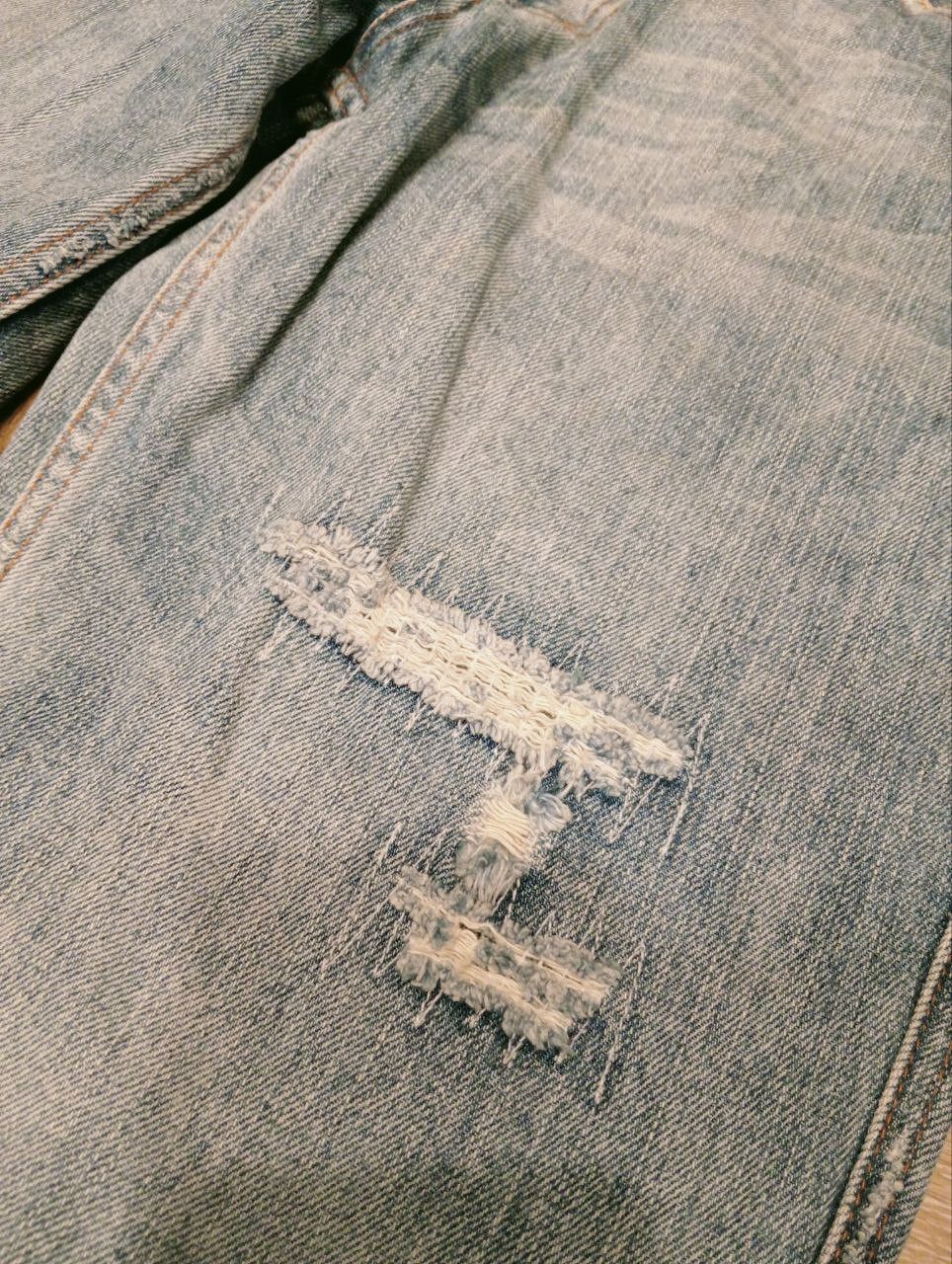 If Six Was Nine JAPANESE ZEROSAIL DISTRESSED JEANS - SIZE L Size US 31 - 5 Thumbnail