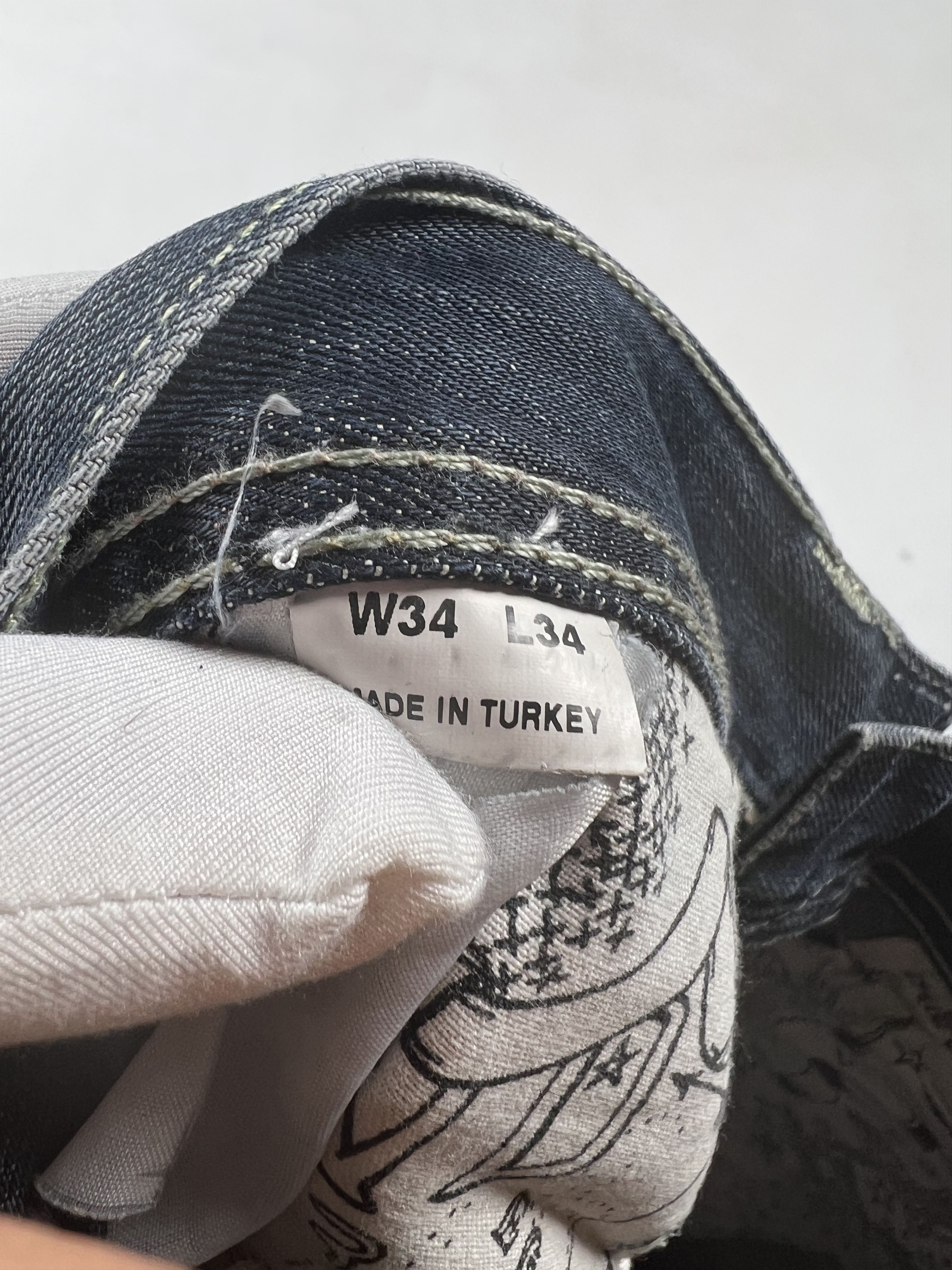 Evisu Evisu Puma Denim Jeans 34/34 Size US 34 / EU 50 - 7 Thumbnail