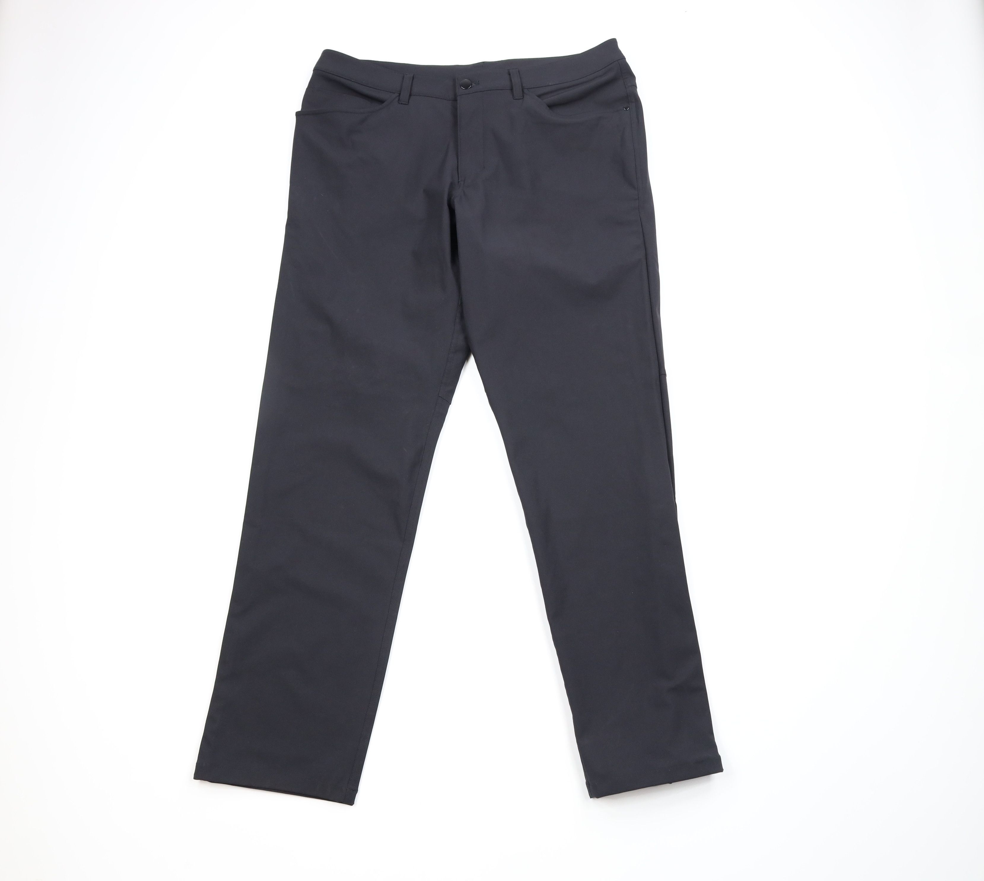 Lululemon Stretch Straight Leg ABC Chinos Chino Pants Black