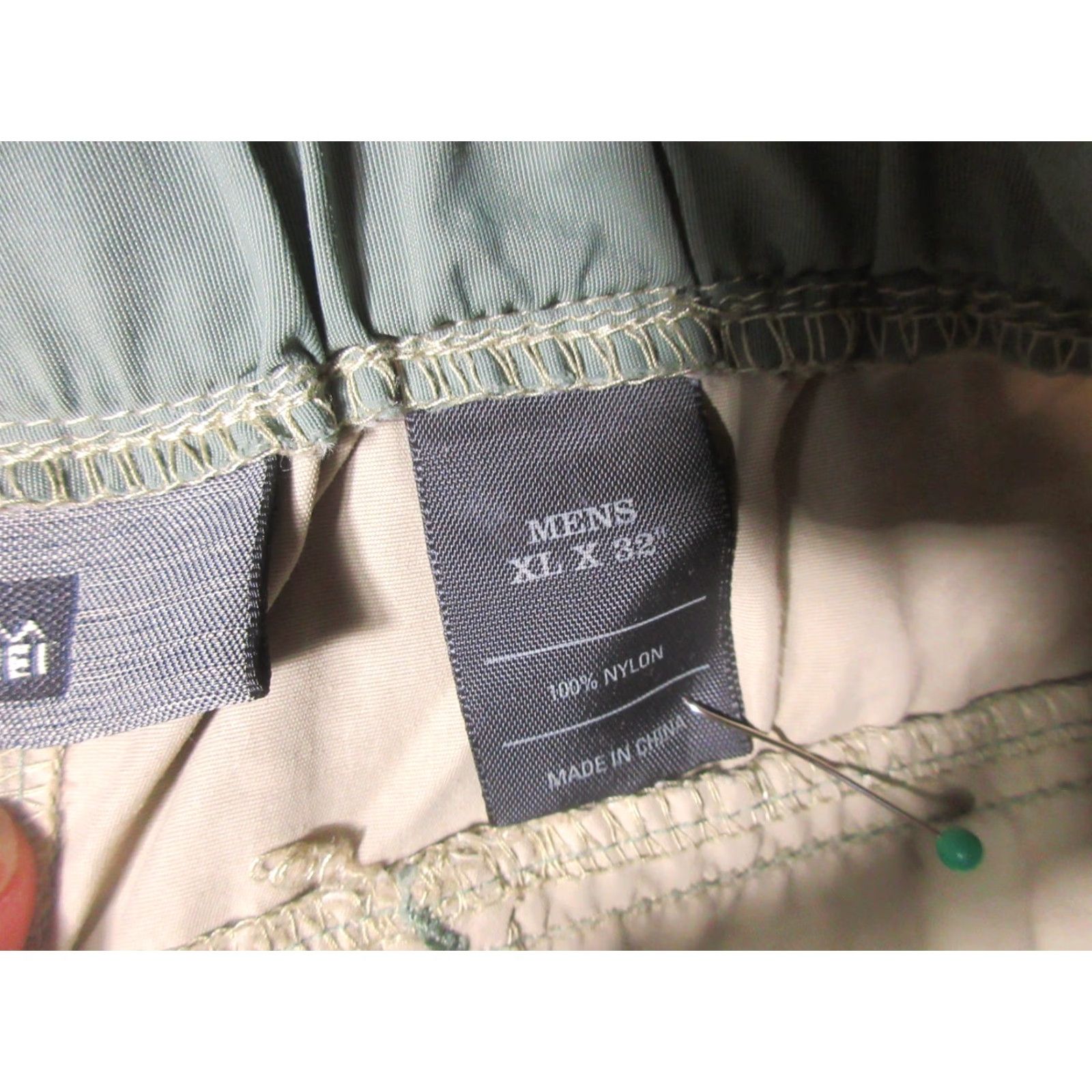 Vintage REI Pants Mens XL Beige Lightweight Nylon Cargo Convertible 32 Inseam Zip Casual Travel Size US 36 / EU 52 - 4 Thumbnail