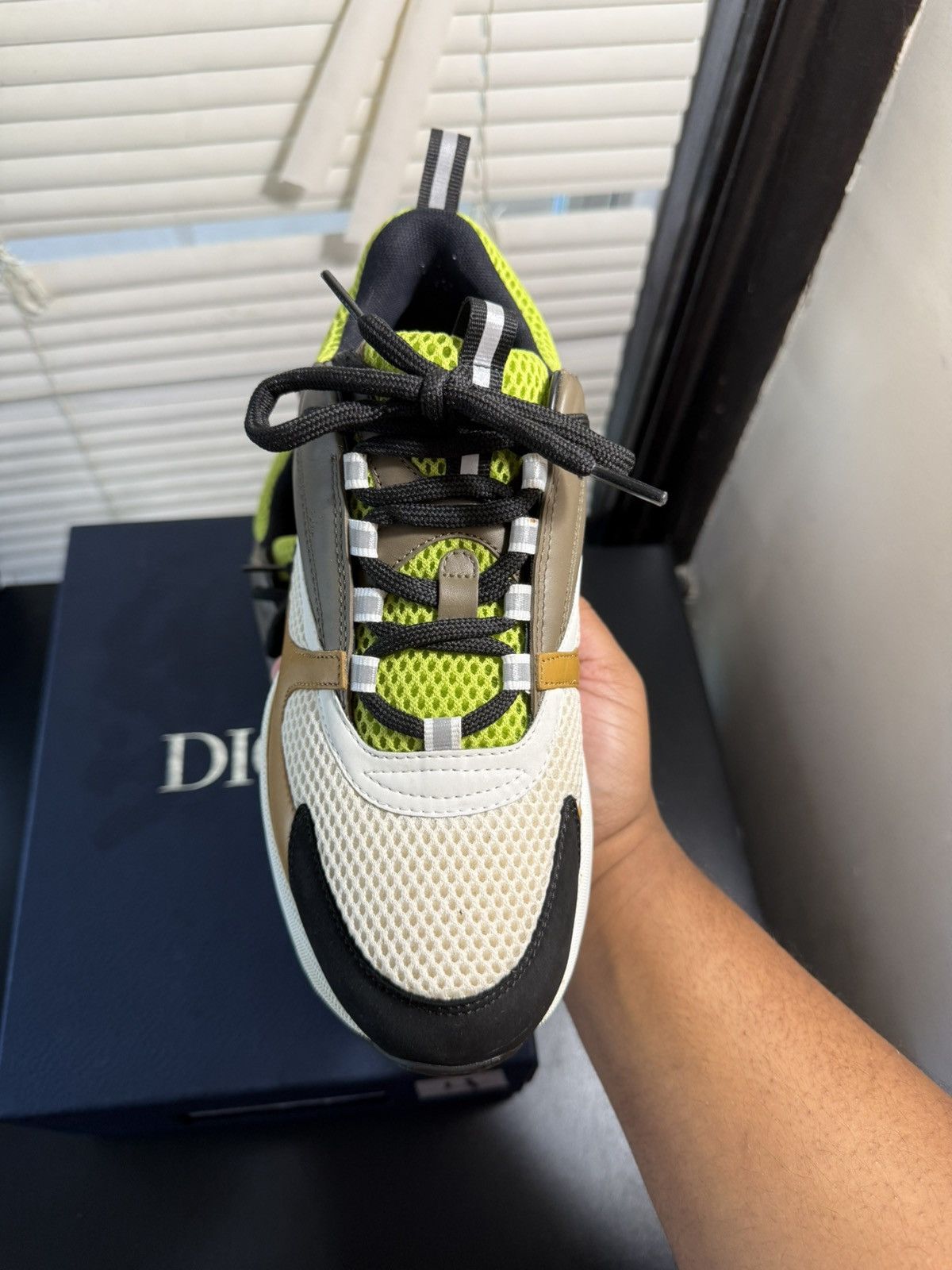 Dior Dior B22 Brown Lime Size Size 8 US / 41 EU Size US 8 / EU 41 - 10 Thumbnail
