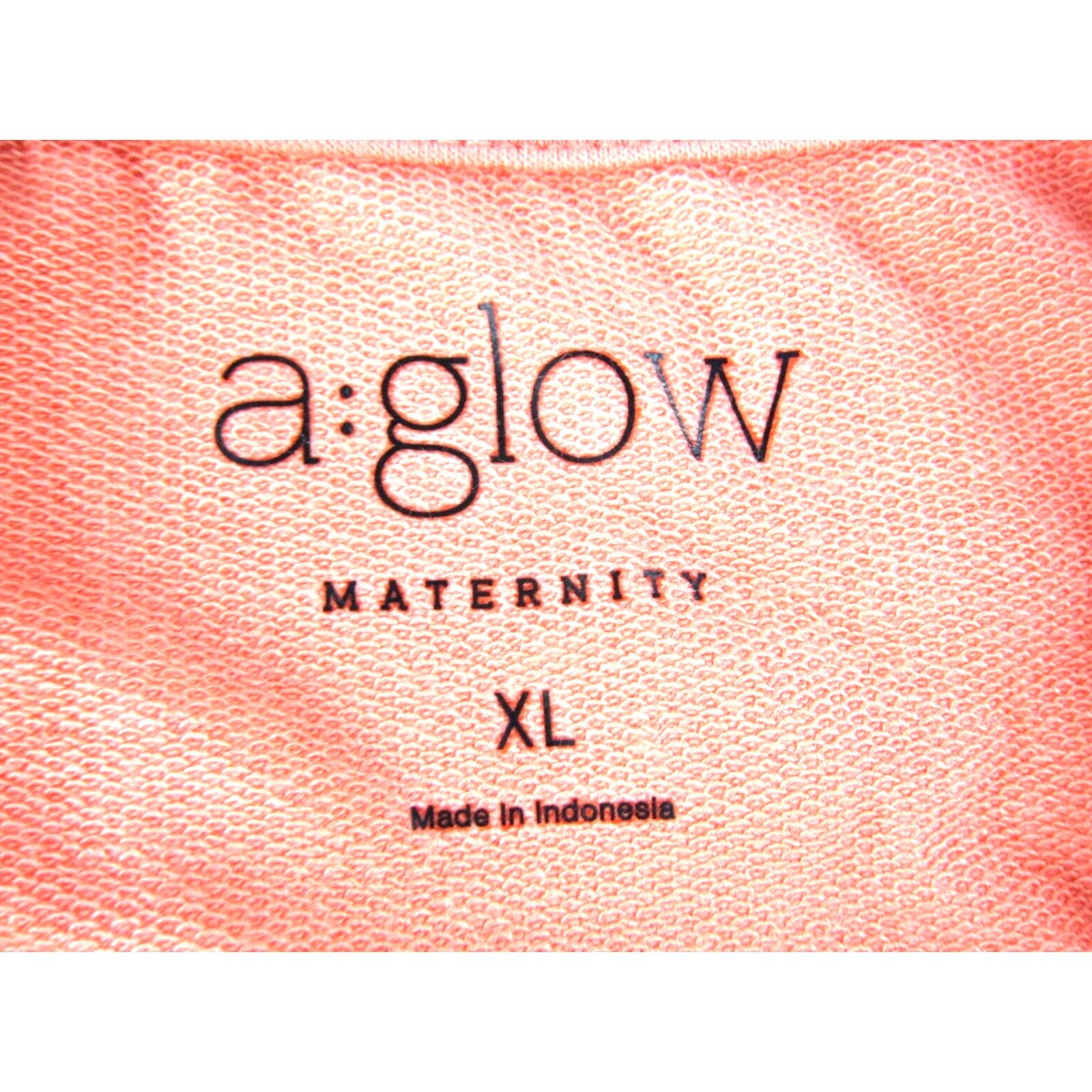 Vintage NWT a:glow Camry Maternity Soft Jersey Orange Pregnancy Sweatshirt Women XL Size XL / US 12-14 / IT 48-50 - 3 Thumbnail