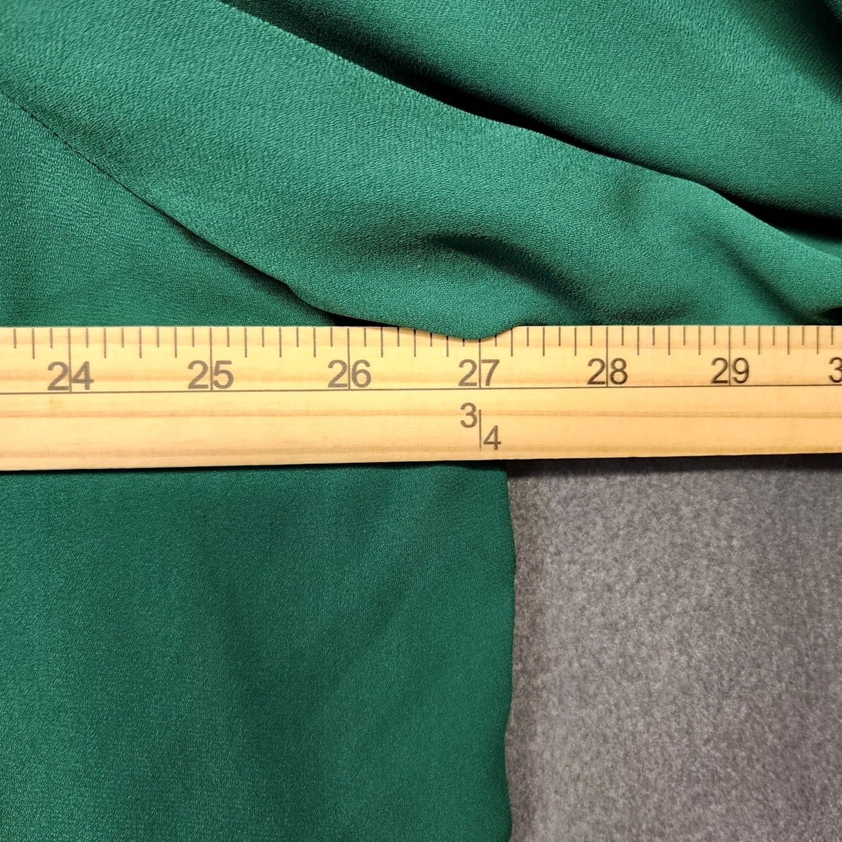 Torrid VINTAGE Torrid Top Womens 3X Green Duster Cardigan Long Line Roll Tab Sleeves NO BELT Women Cardigan Button-Up Solid Green 3X Long Sleeve Womens Size XXL / US 16-18 / IT 52-54 - 7 Thumbnail