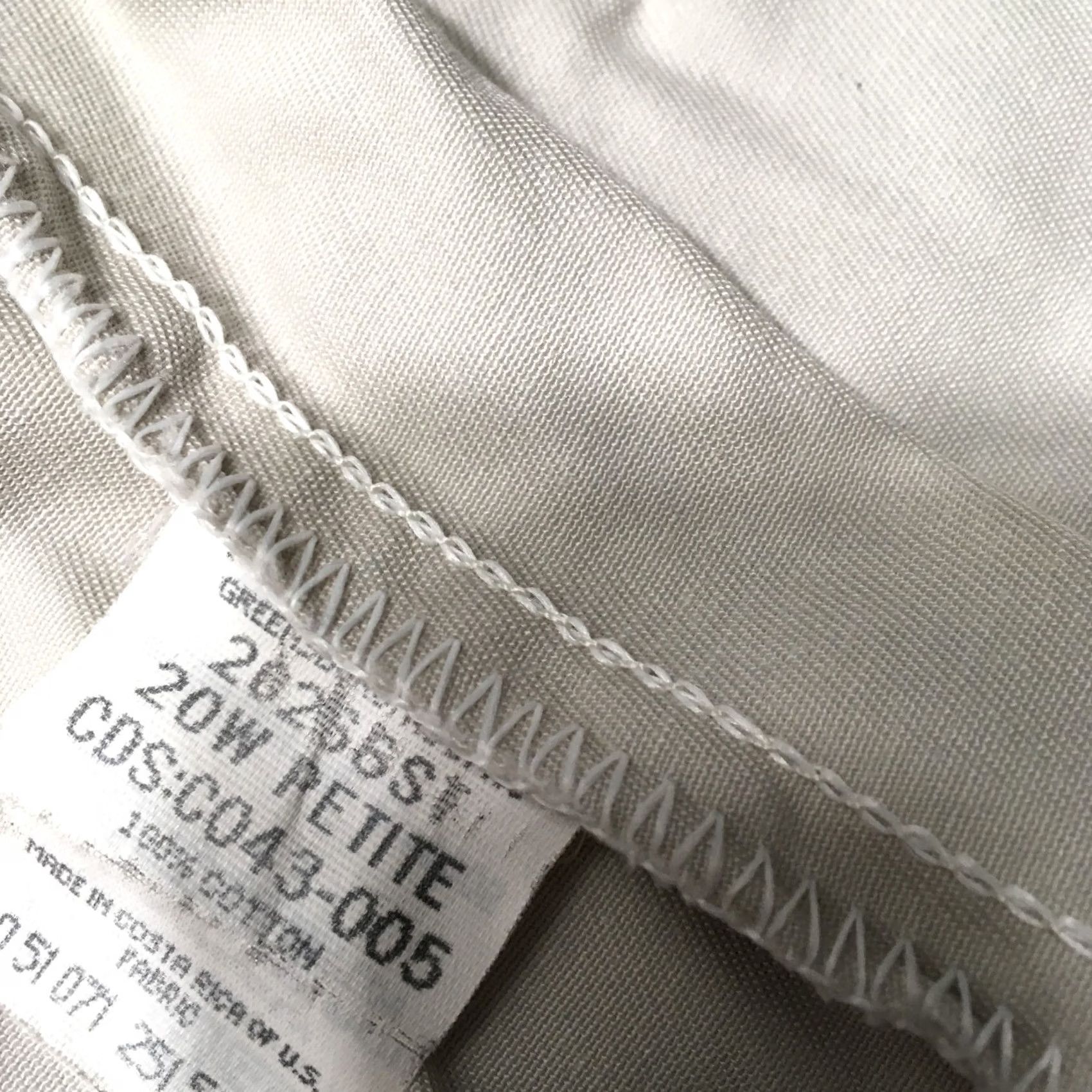 Vintage VINTAGE CHIC 90s relax WIDE-LEG beige PANTS WOMENS 20W 38 waist 25 inseam Size 42" / US 20 - 6 Thumbnail