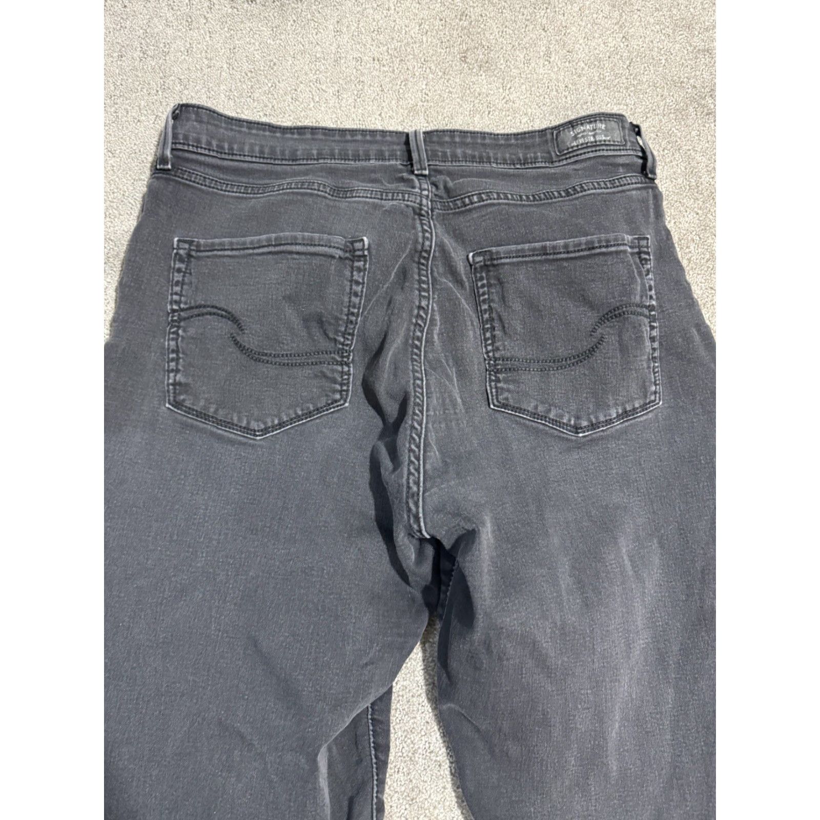 Levi's Signature Levi's Strauss Women's High Rise Ankle Skinny Jeans Black Size 16 W33 Size 38" / US 16 / IT 52 - 2 Thumbnail