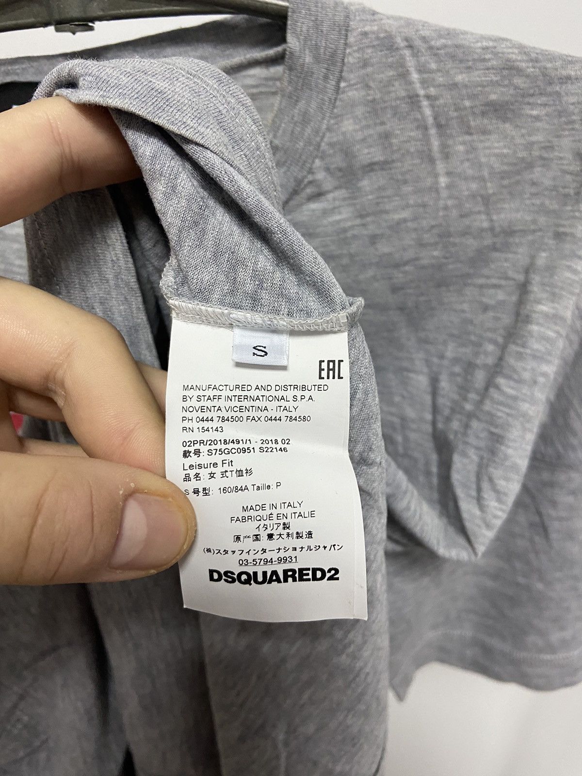 Dsquared2 × Vintage Dsquared2 Milano Vintage T Shirt Big Logo Made in Italy Y2K Size US S / EU 44-46 / 1 - 4 Thumbnail
