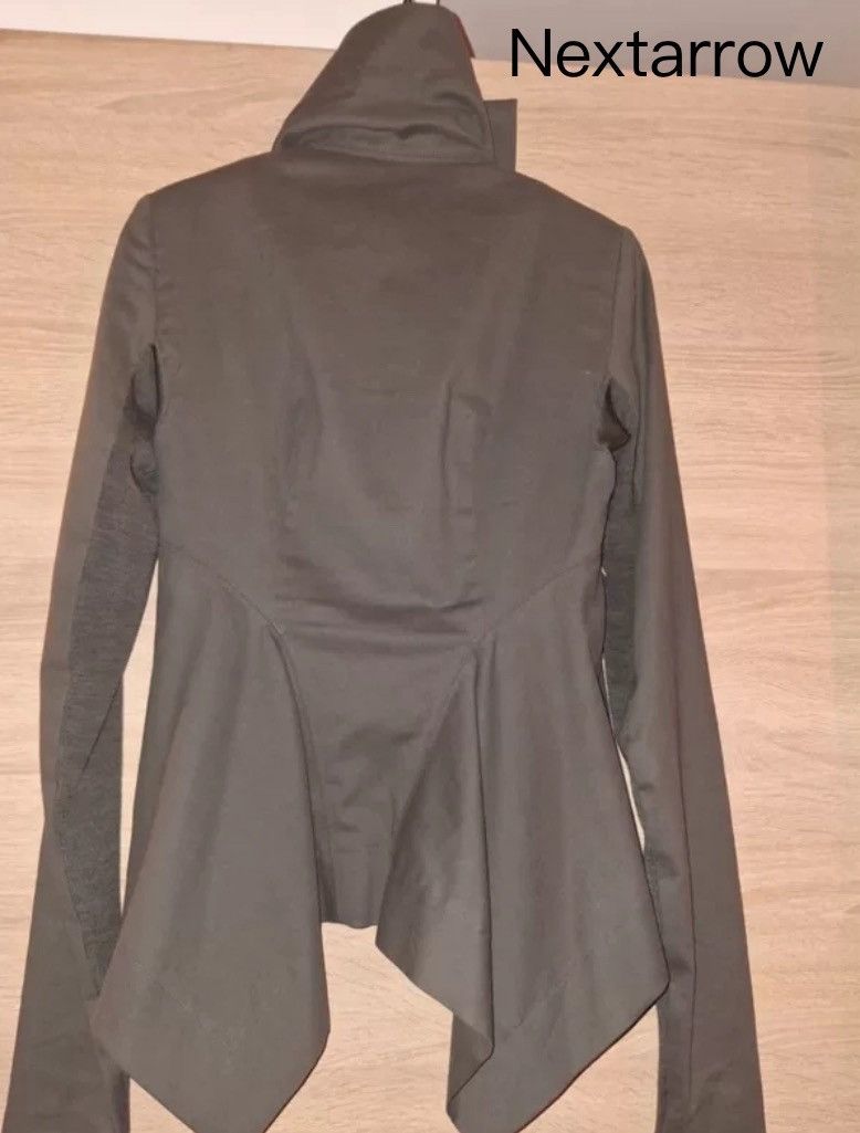 Rick Owens Rick Owens Dust Grey Irregular Tailcoat Motorcycle Jacket Size US S / EU 44-46 / 1 - 2 Thumbnail