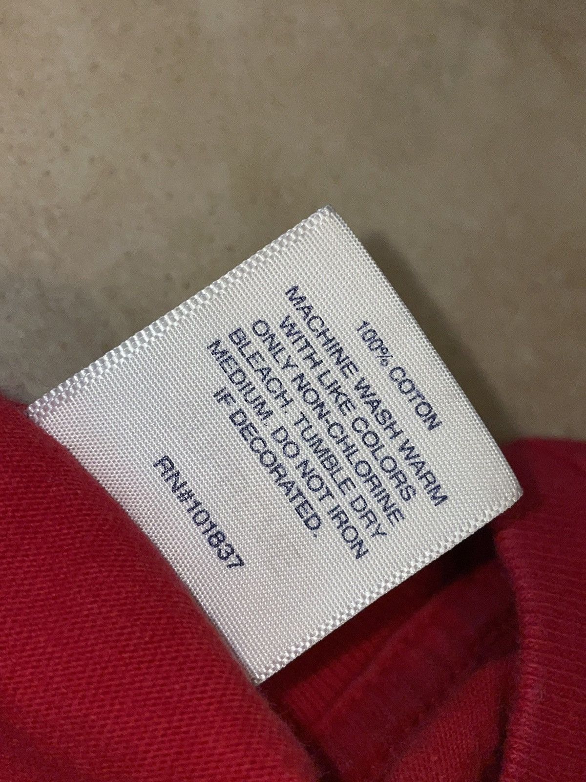 Supreme Supreme Ripple L/S Long Sleeve Tee Red Small Size US S / EU 44-46 / 1 - 5 Thumbnail