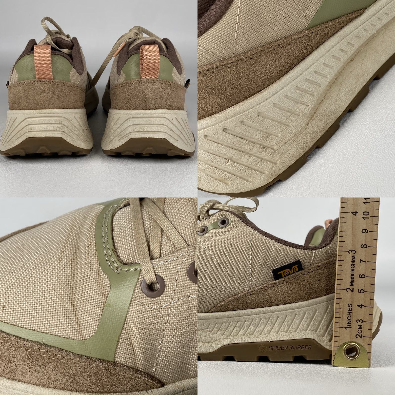 Teva Teva Ellwood Womens Sneakers Travel/Trail 9.5 Beige Athletic Slip Resistant Lightweight Comfort Walking Hiking Shoes Womens Size US 8 / IT 38 - 8 Thumbnail