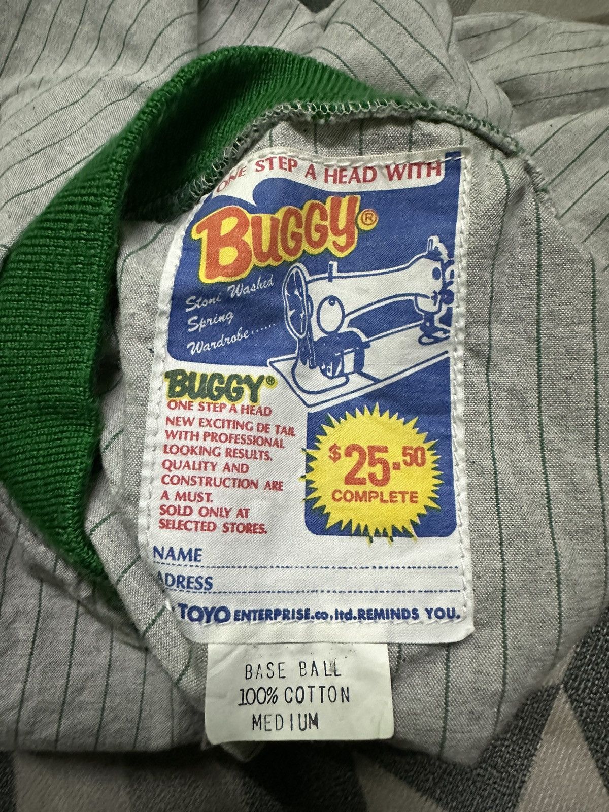 Toyo Enterprises Vintage 80s Buggy Baseball bomber jacket Size US M / EU 48-50 / 2 - 4 Thumbnail