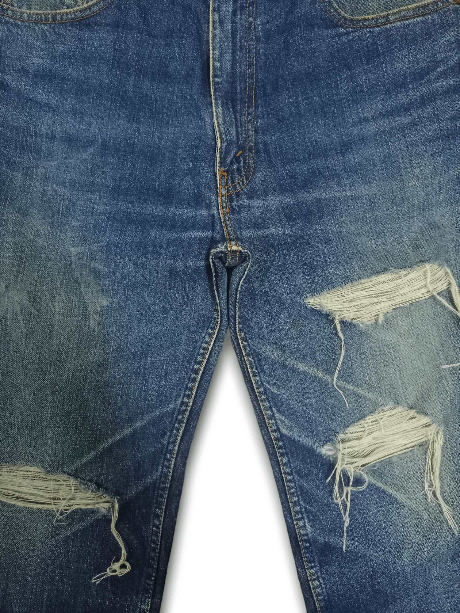 Levi's × Levi's Vintage Clothing Vintage Levis 603-0217 Blue Wash Ripped Style Jeans 33x30 Size US 33 - 8 Thumbnail